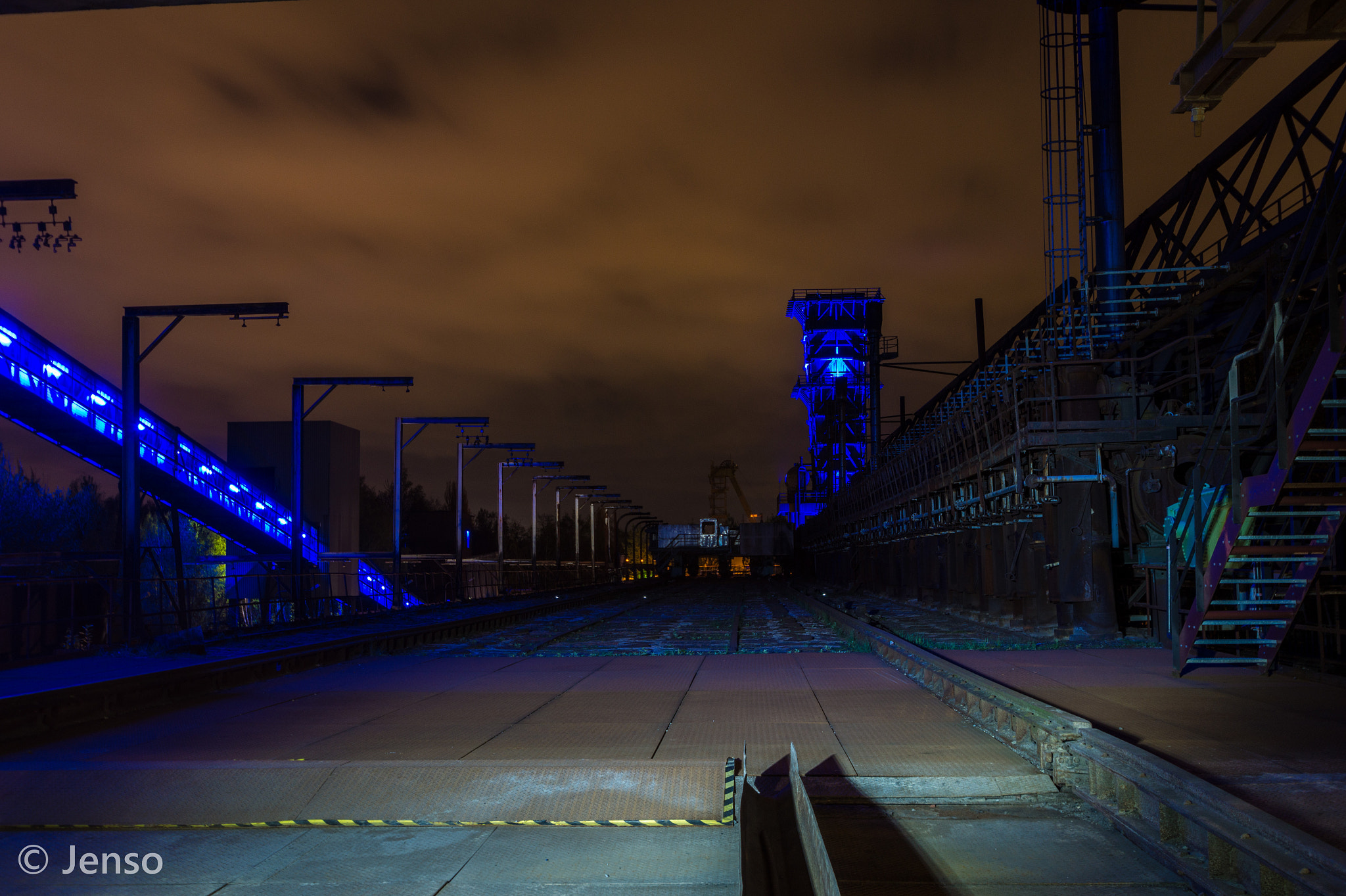 Sony SLT-A58 sample photo. Kokerei hansa dortmund at night photography