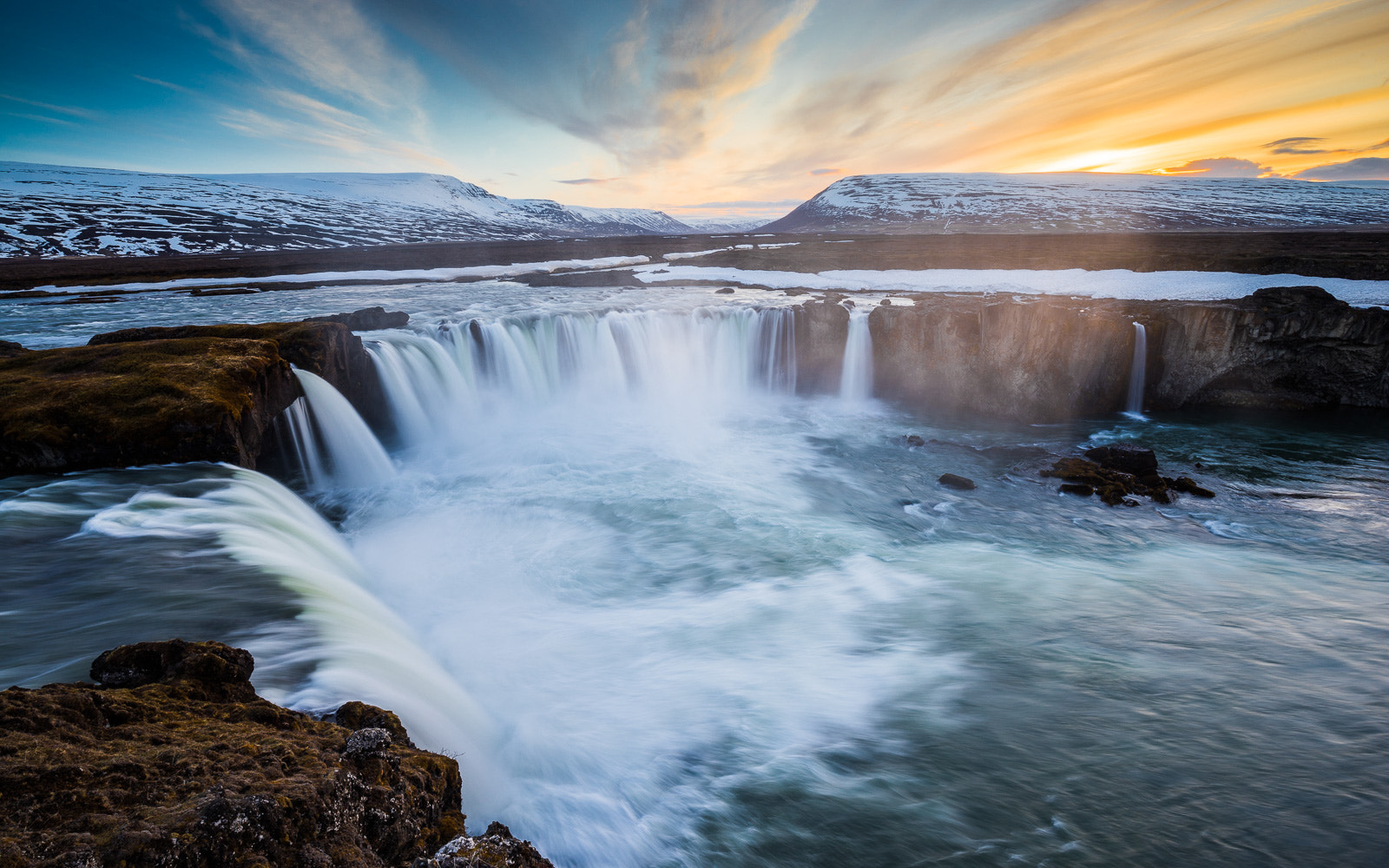 Sony a7R + Sony 70-400mm F4-5.6 G SSM sample photo. Godafoss, iceland photography