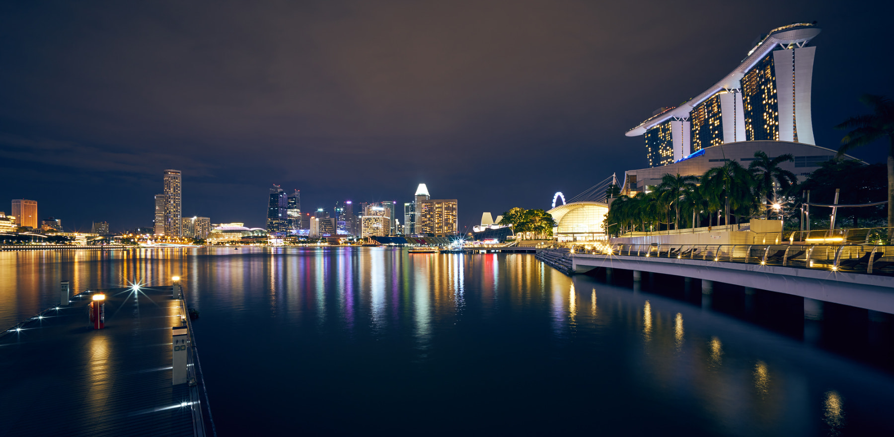 Sony a7R II + Voigtlander SUPER WIDE-HELIAR 15mm F4.5 III sample photo. Singapore - marina bay photography