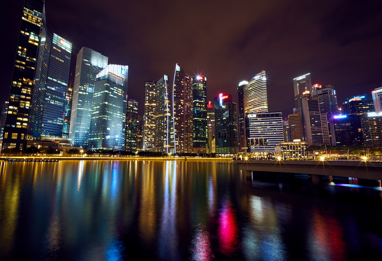 Sony a7R II + Voigtlander SUPER WIDE-HELIAR 15mm F4.5 III sample photo. Singapore - marina bay photography