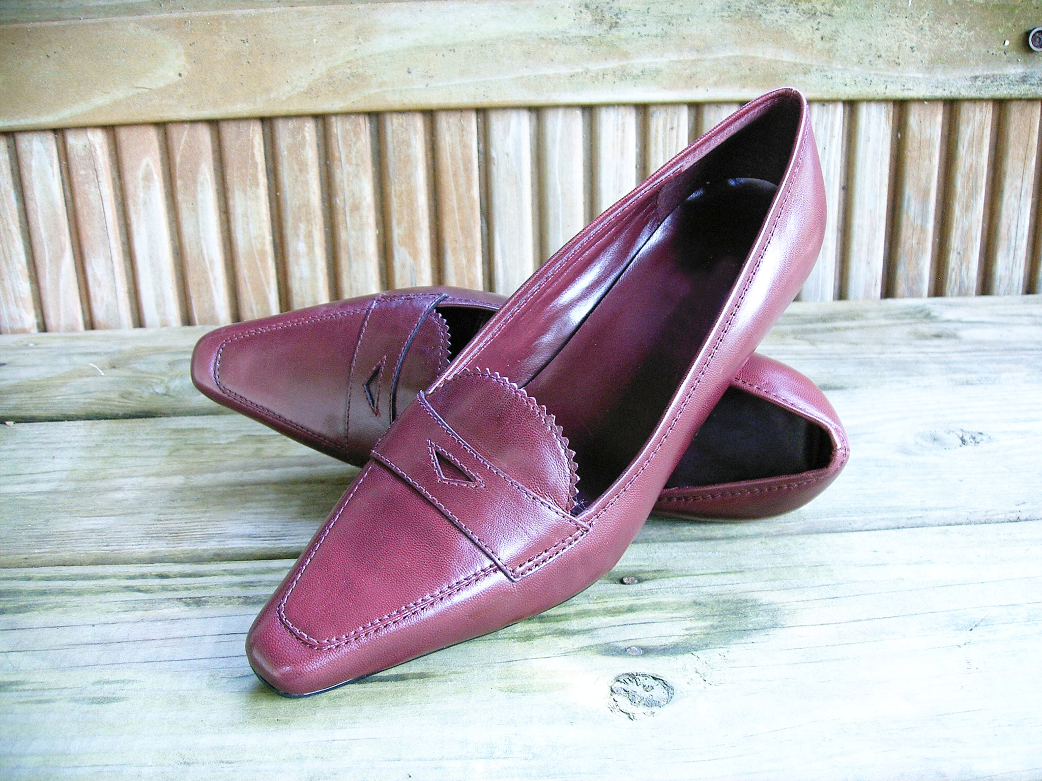 Vivitar V3826 Digital Camera sample photo. Red loafers photography
