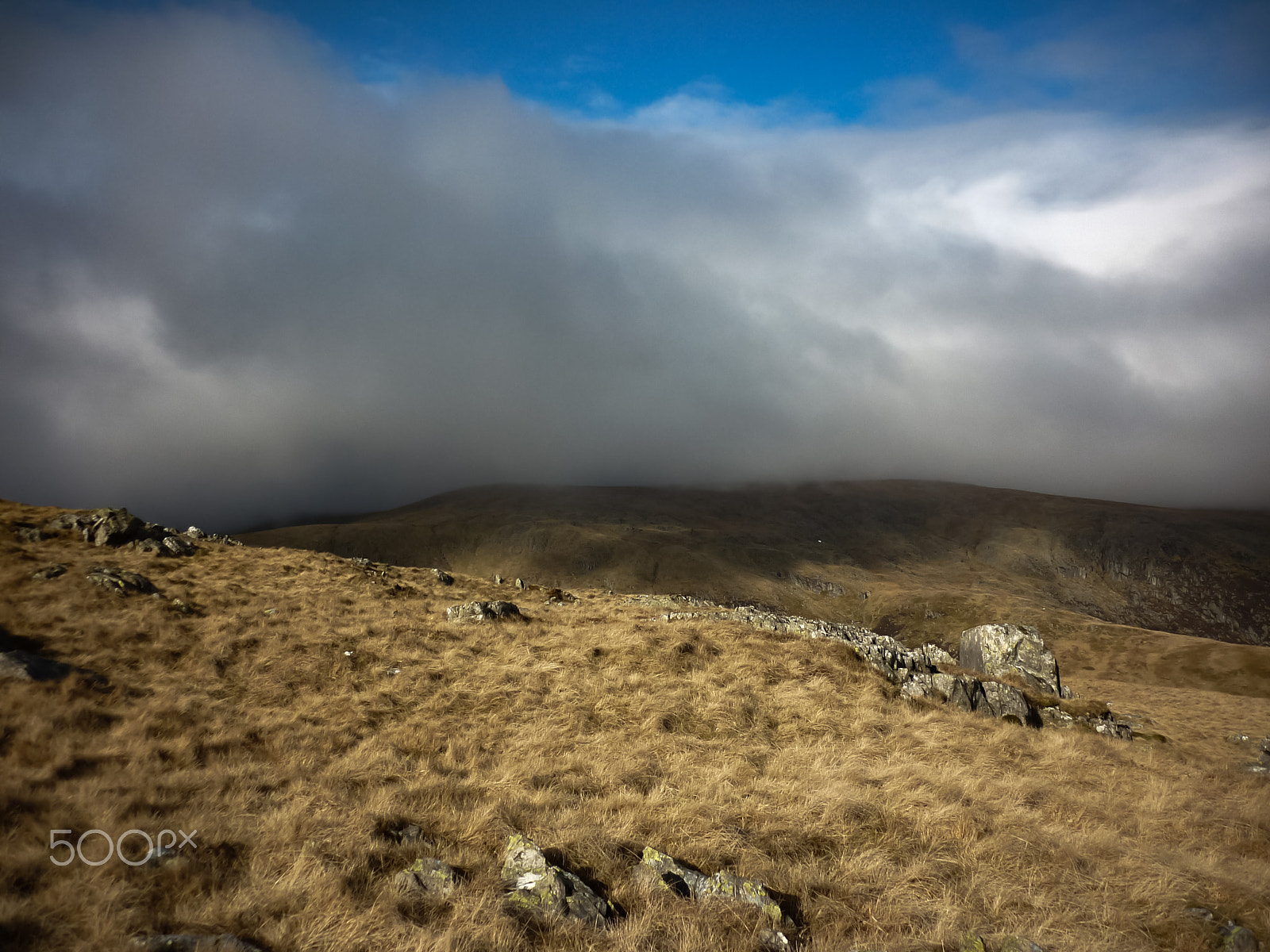 Panasonic DMC-F2 sample photo. Clouds carneddau photography