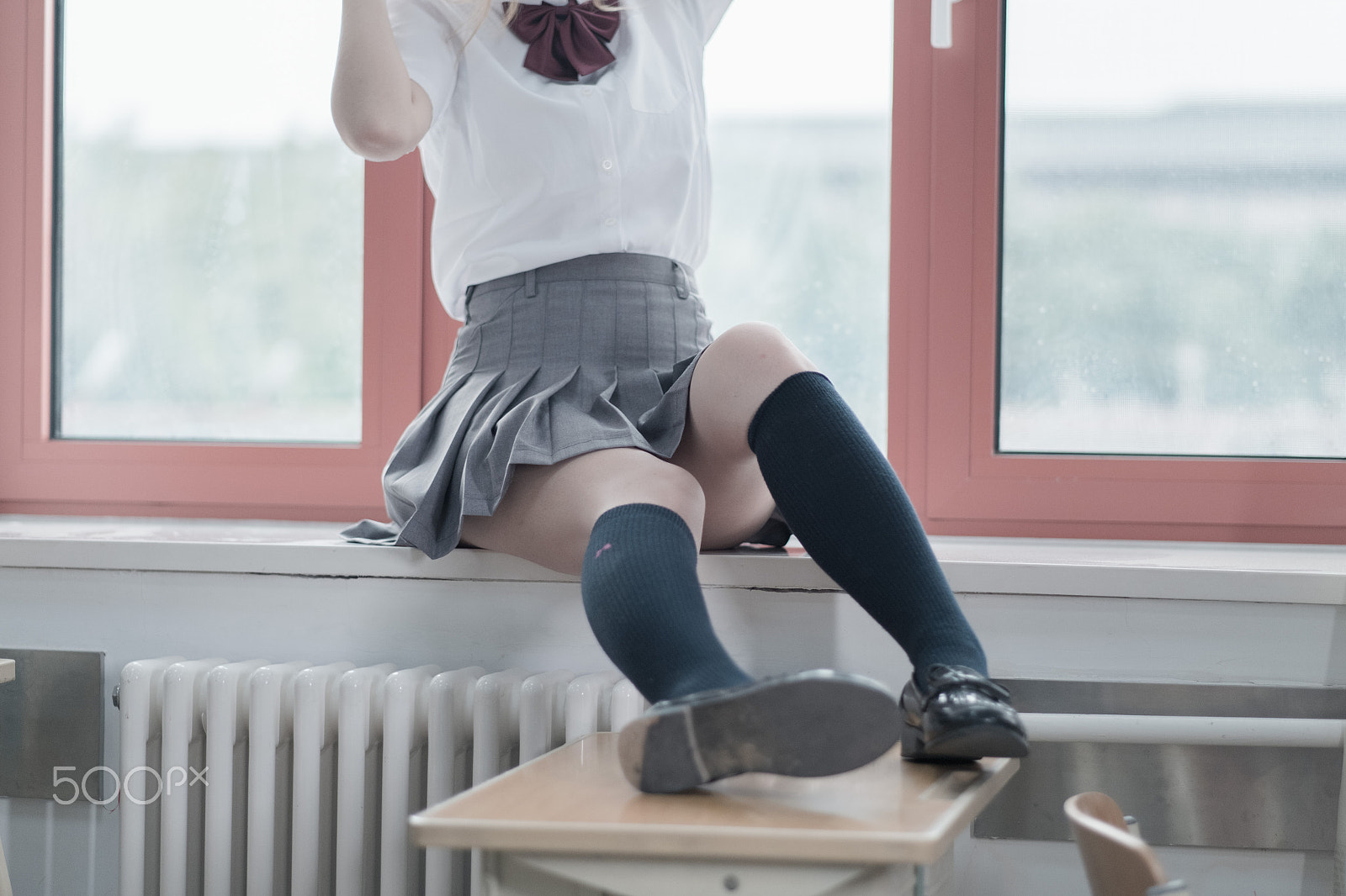 Fujifilm X-Pro2 + Fujifilm XF 56mm F1.2 R APD sample photo. Japanese jk uniform highschool girl photography