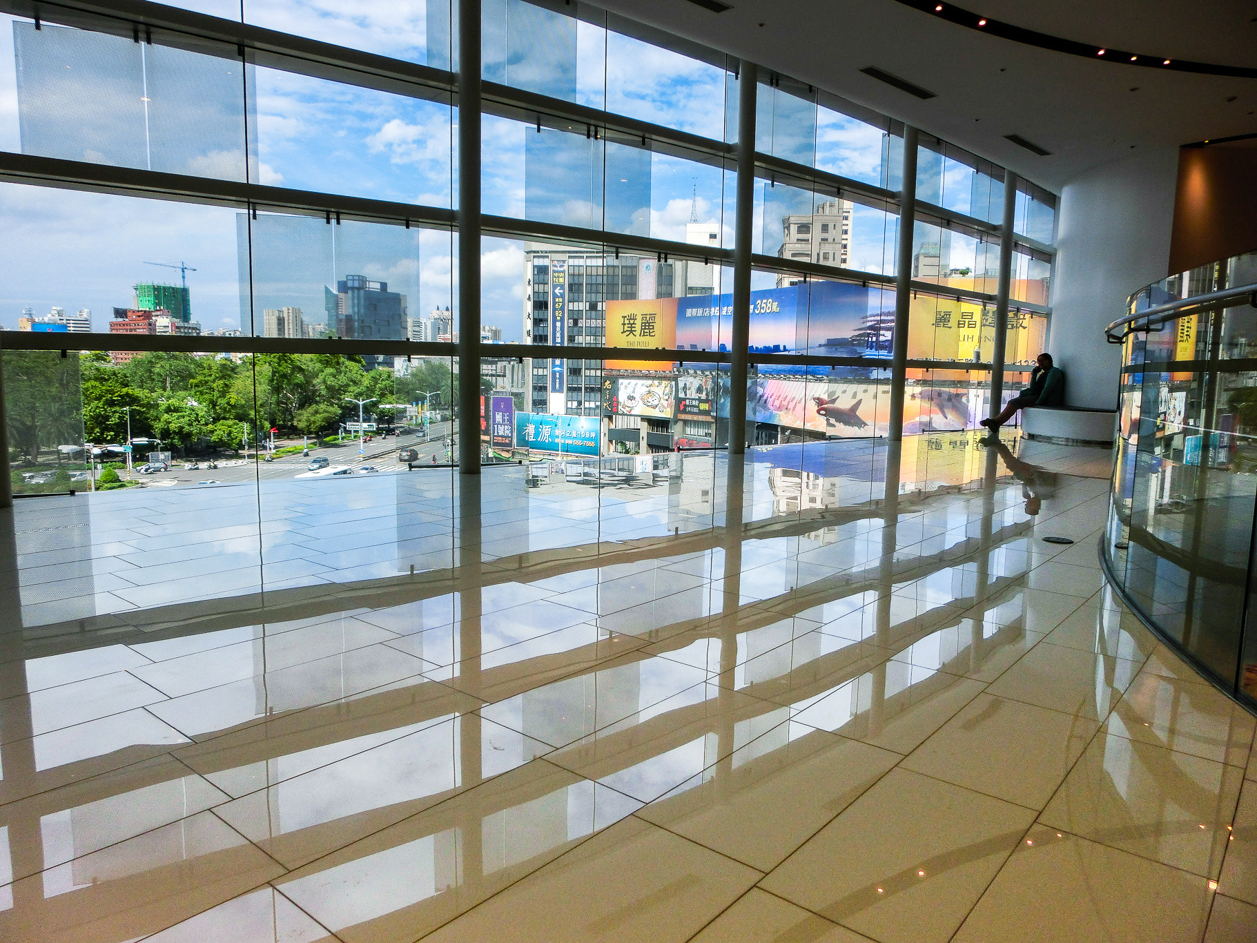 CASIO EX-ZR1200 sample photo. Ceiling windows photography