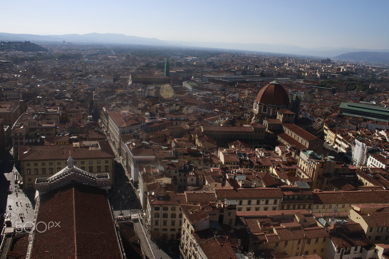Canon EOS 500D (EOS Rebel T1i / EOS Kiss X3) sample photo. Firenze from above photography