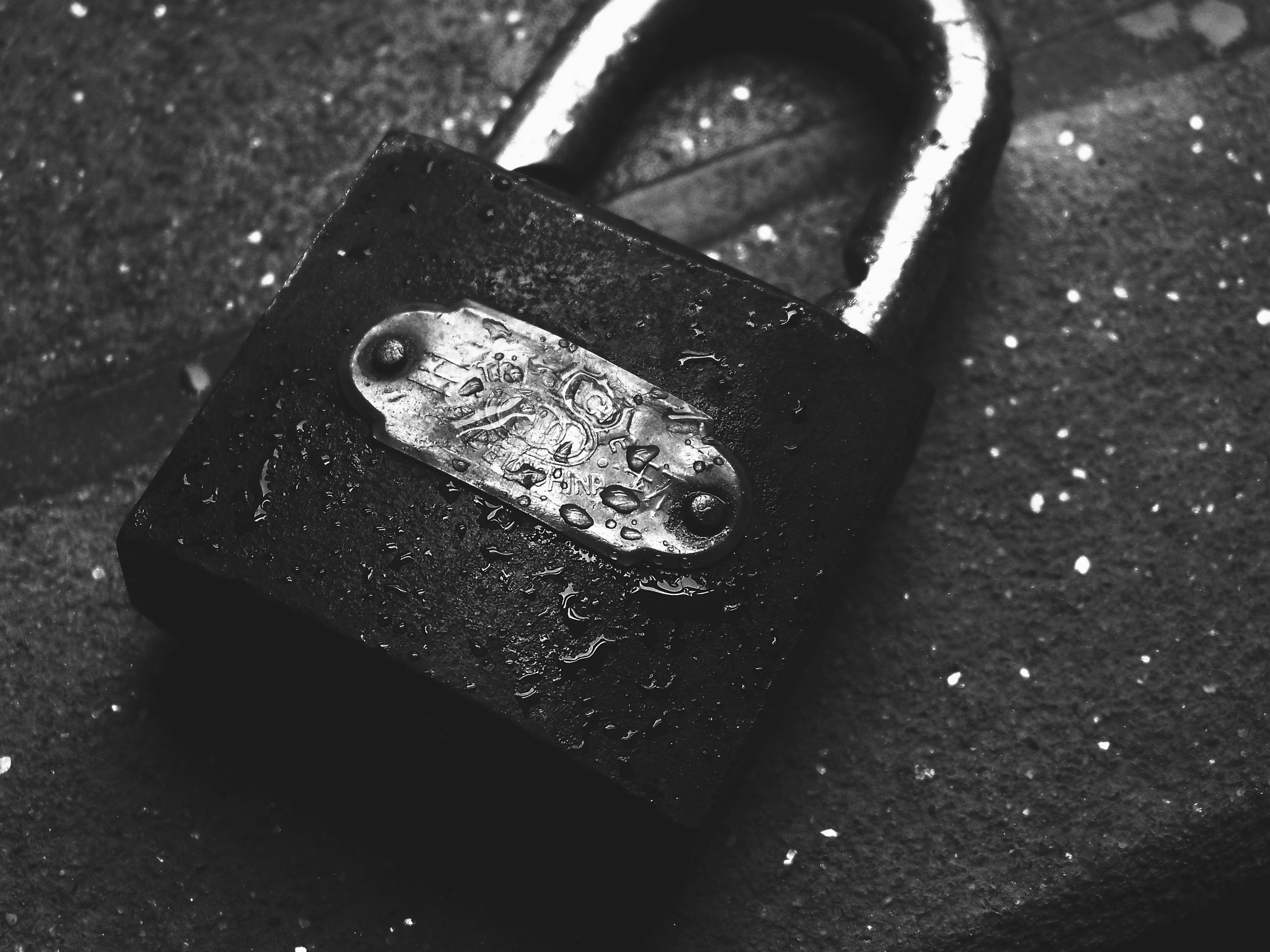 Kodak EASYSHARE Z1012 IS DIGITAL CAMERA sample photo. Portrait of a padlock photography