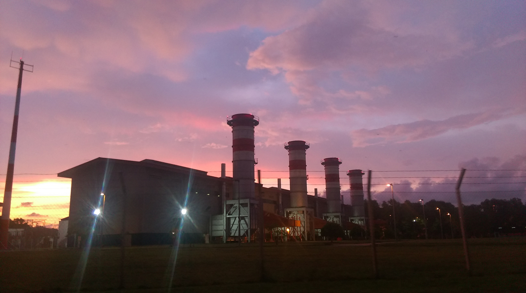 HTC DESIRE EYE sample photo. Power station. brunei darussalam photography
