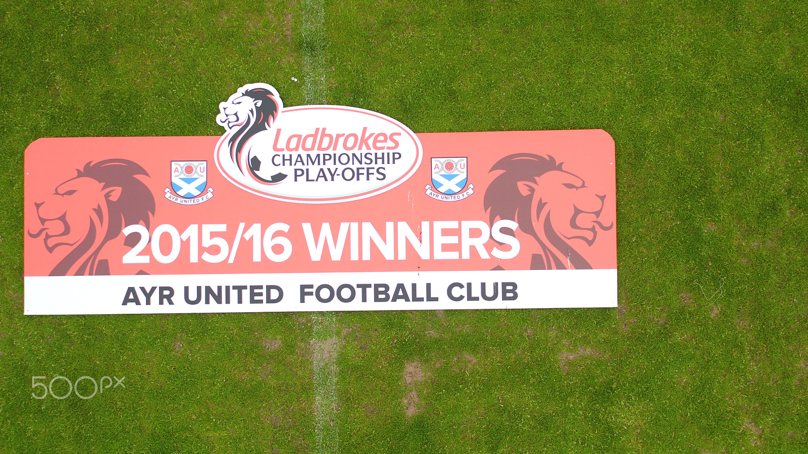 DJI FC550 sample photo. Ayr united football club, somerset park, ayr, ayrs photography