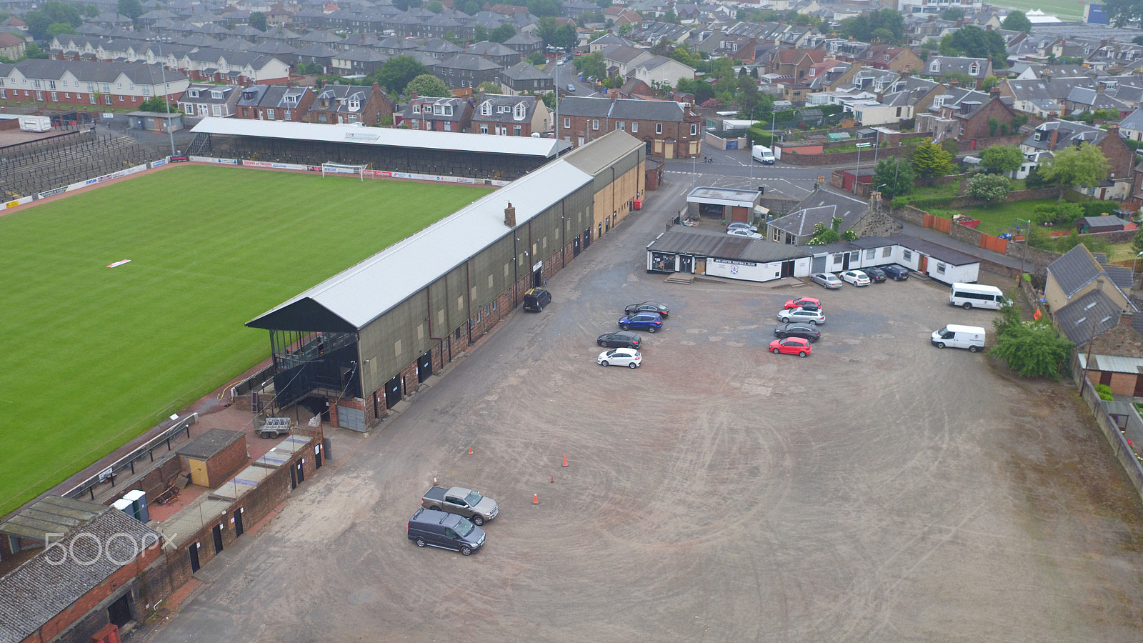 DJI FC550 sample photo. Ayr united football club, somerset park, ayr, ayrs photography