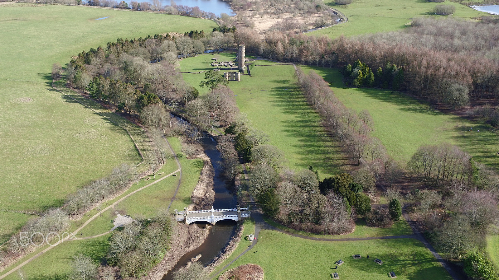 DJI FC550 sample photo. Eglinton castle and country park, ayrshire photography