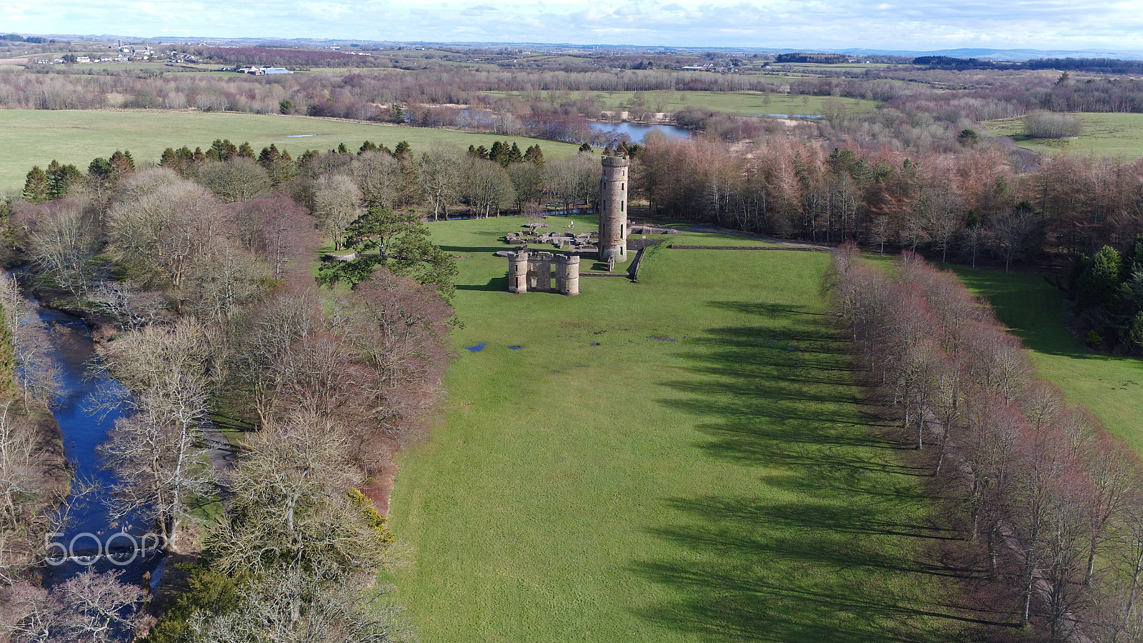 DJI FC550 sample photo. Eglinton castle and country park, ayrshire photography