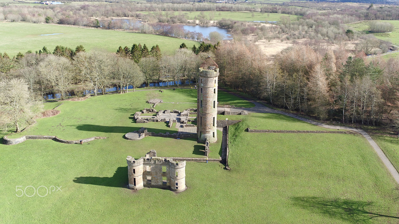 DJI FC550 sample photo. Eglinton castle and country park, ayrshire photography