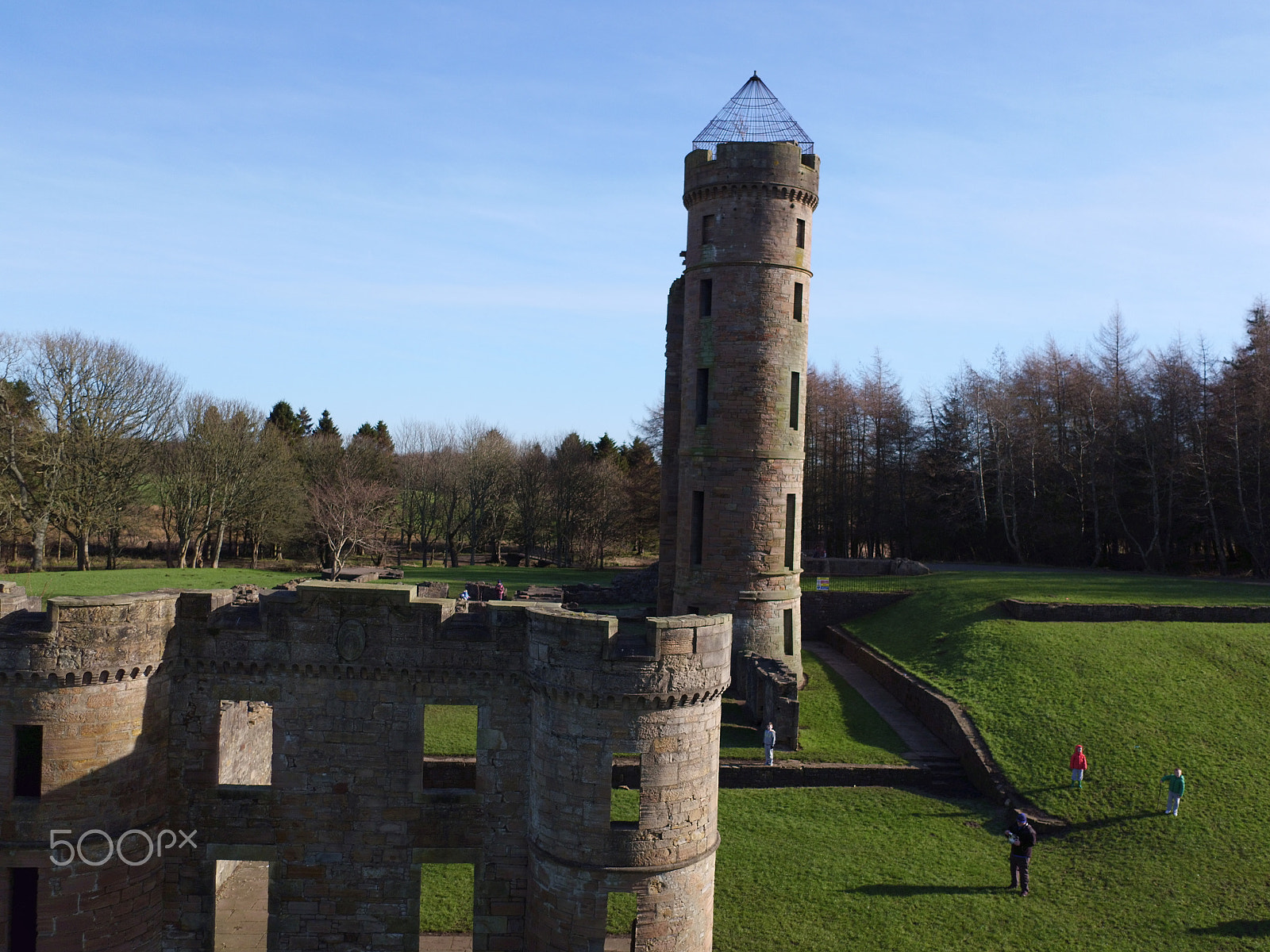 DJI FC550 sample photo. Eglinton castle and country park, ayrshire photography