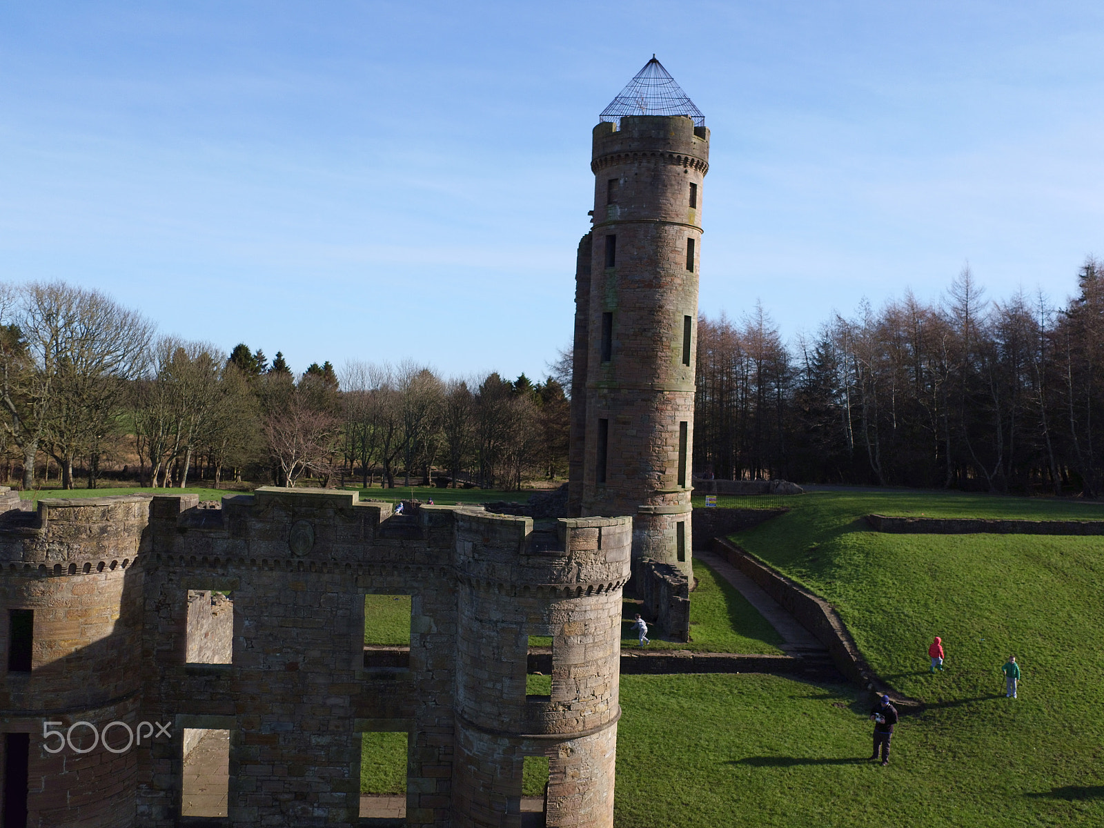 DJI FC550 sample photo. Eglinton castle and country park, ayrshire photography