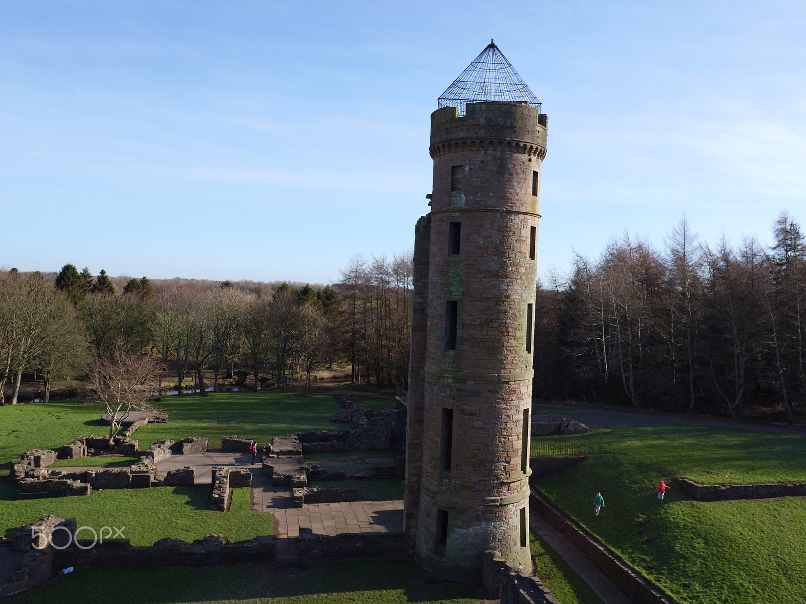DJI FC550 sample photo. Eglinton castle and country park, ayrshire photography