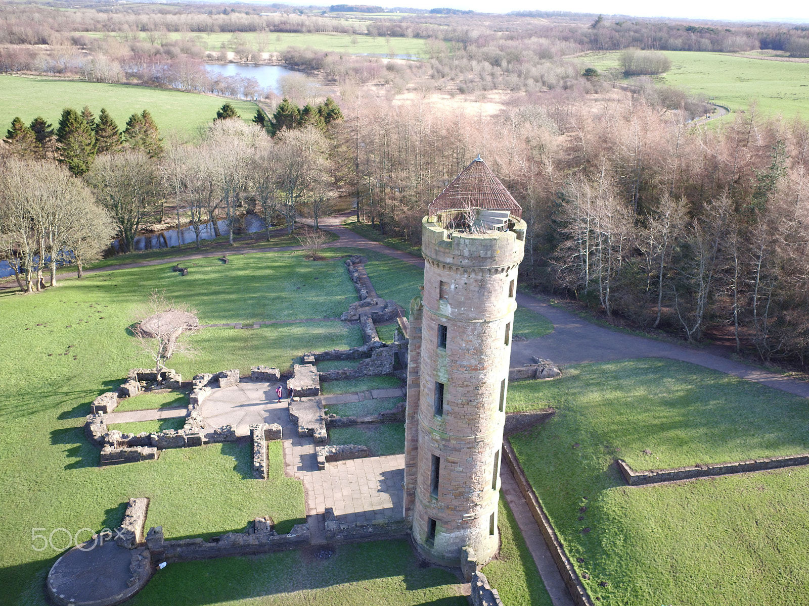 DJI FC550 sample photo. Eglinton castle and country park, ayrshire photography