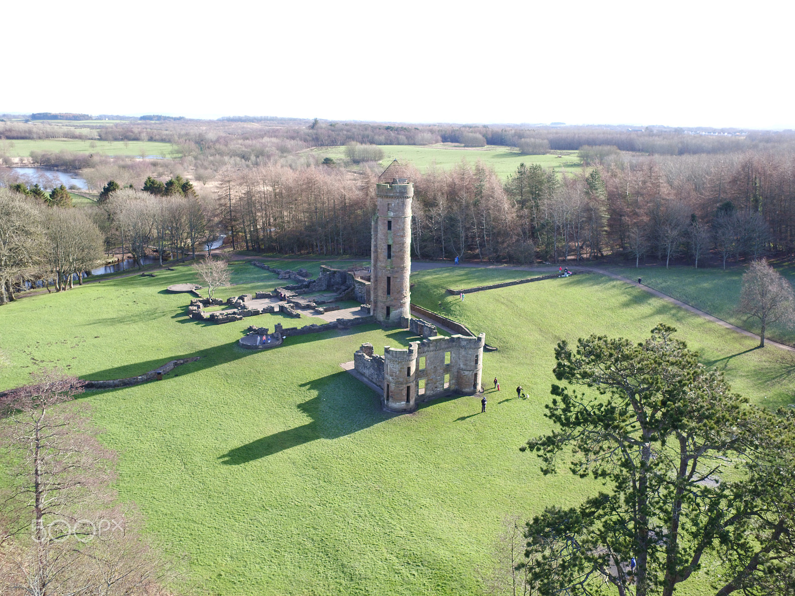 DJI FC550 sample photo. Eglinton castle and country park, ayrshire photography