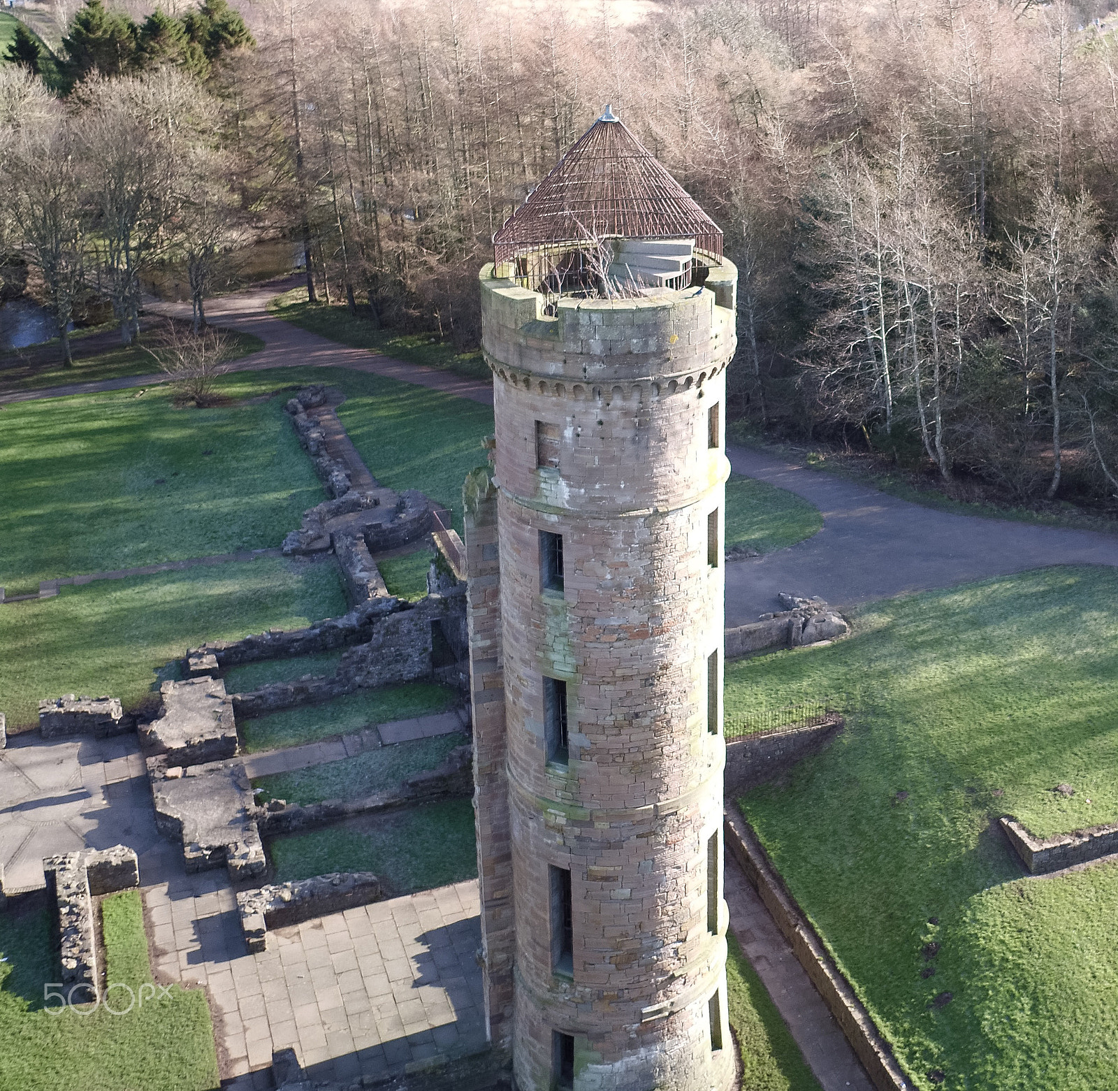 DJI FC550 sample photo. Eglinton castle and country park, ayrshire photography