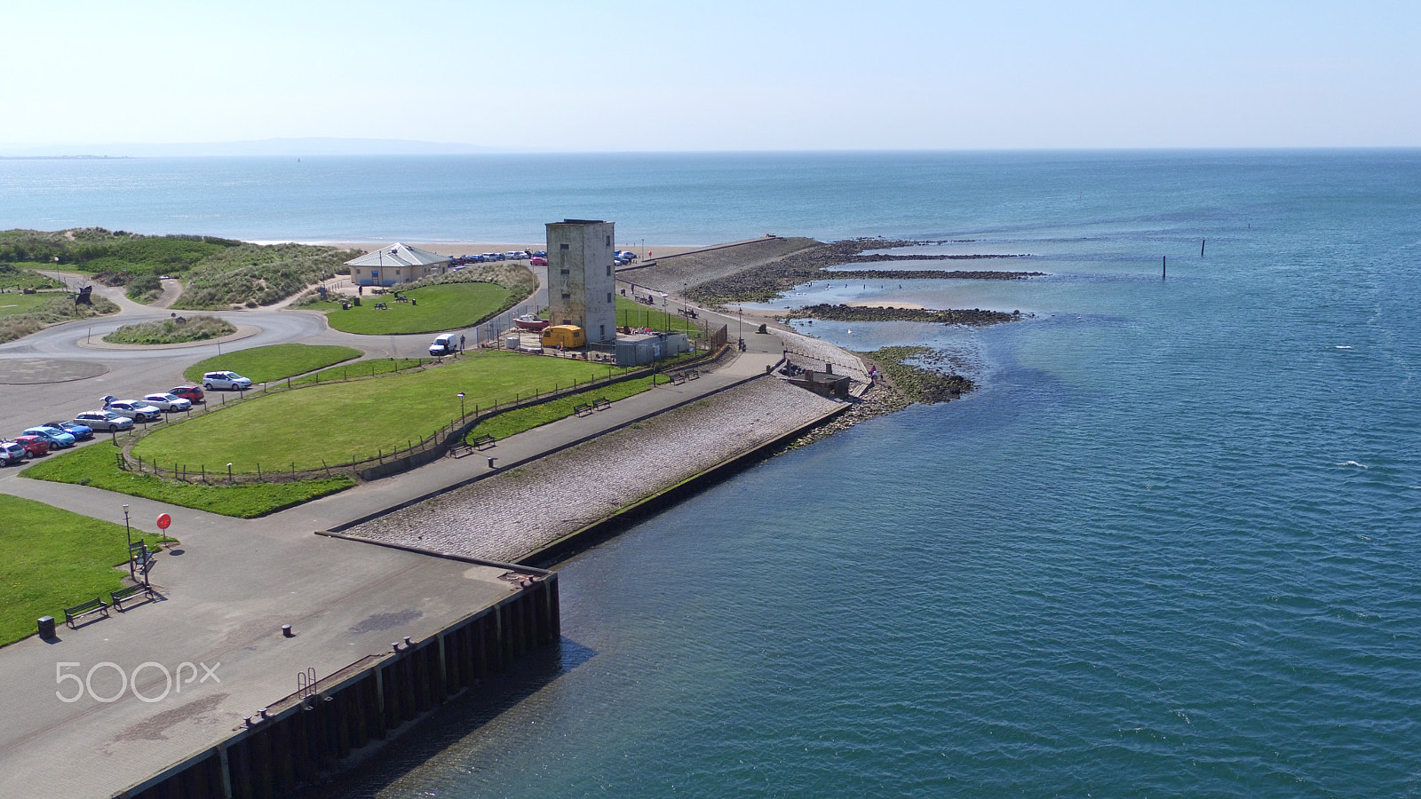 DJI FC550 sample photo. Irvine beach park and harbour, ayrshire photography