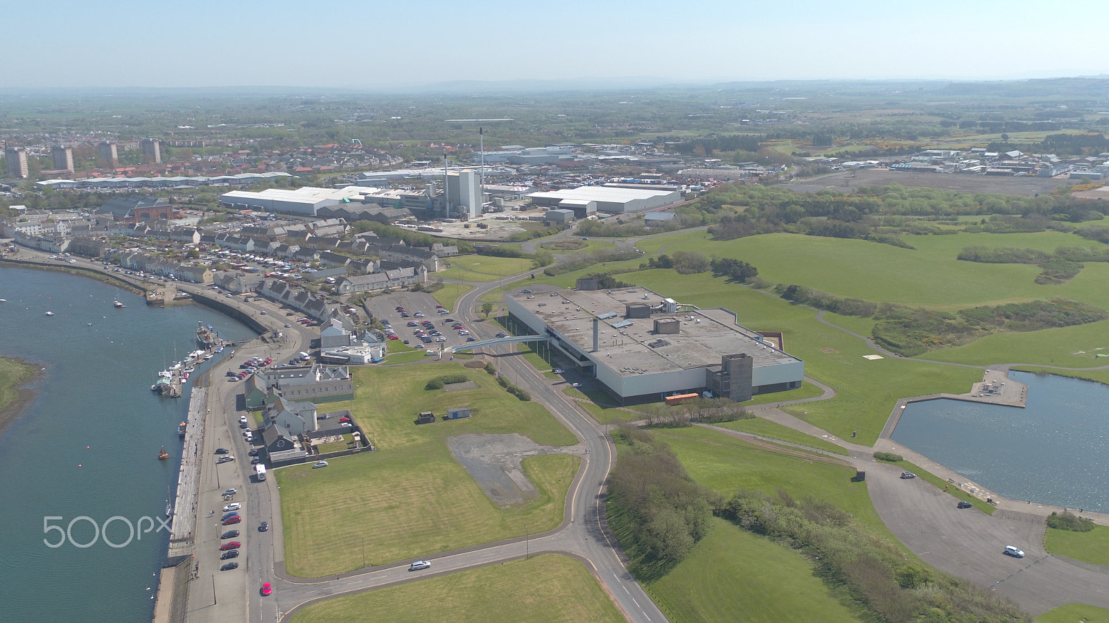 DJI FC550 sample photo. Irvine beach park and harbour, ayrshire photography