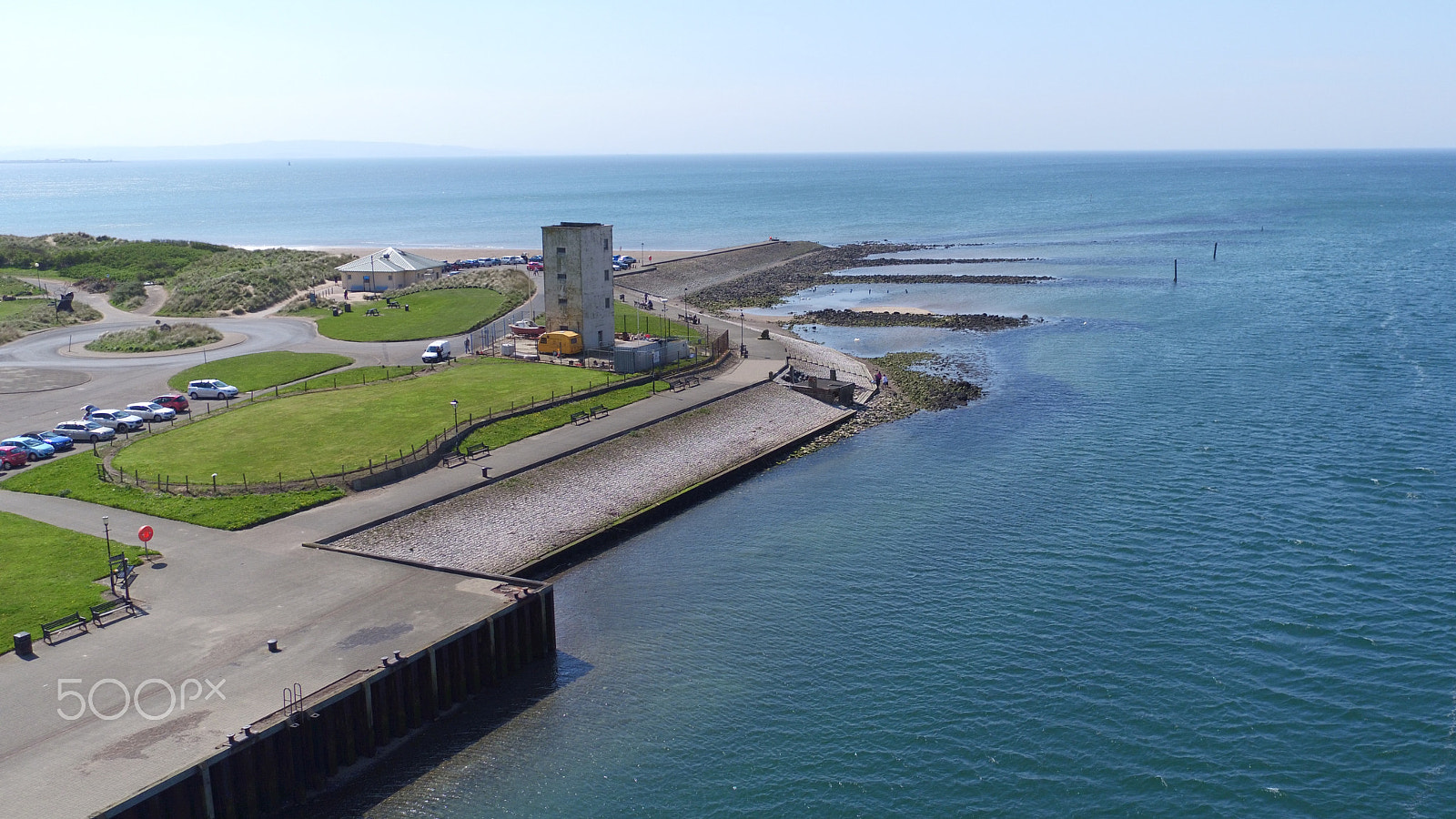 DJI FC550 sample photo. Irvine beach park and harbour, ayrshire photography