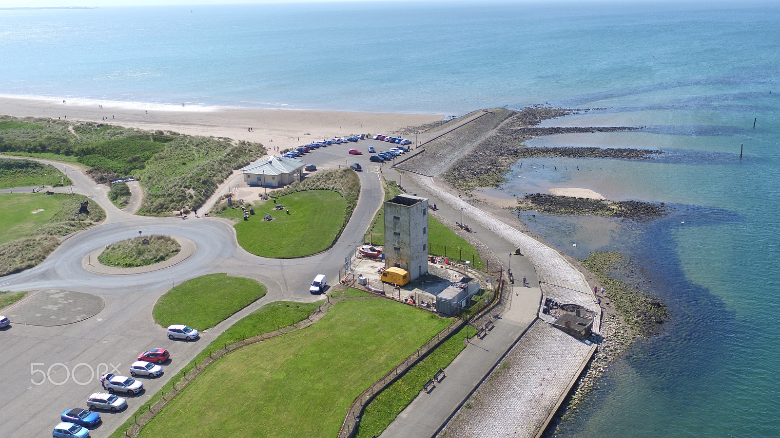 DJI FC550 sample photo. Irvine beach park and harbour, ayrshire photography