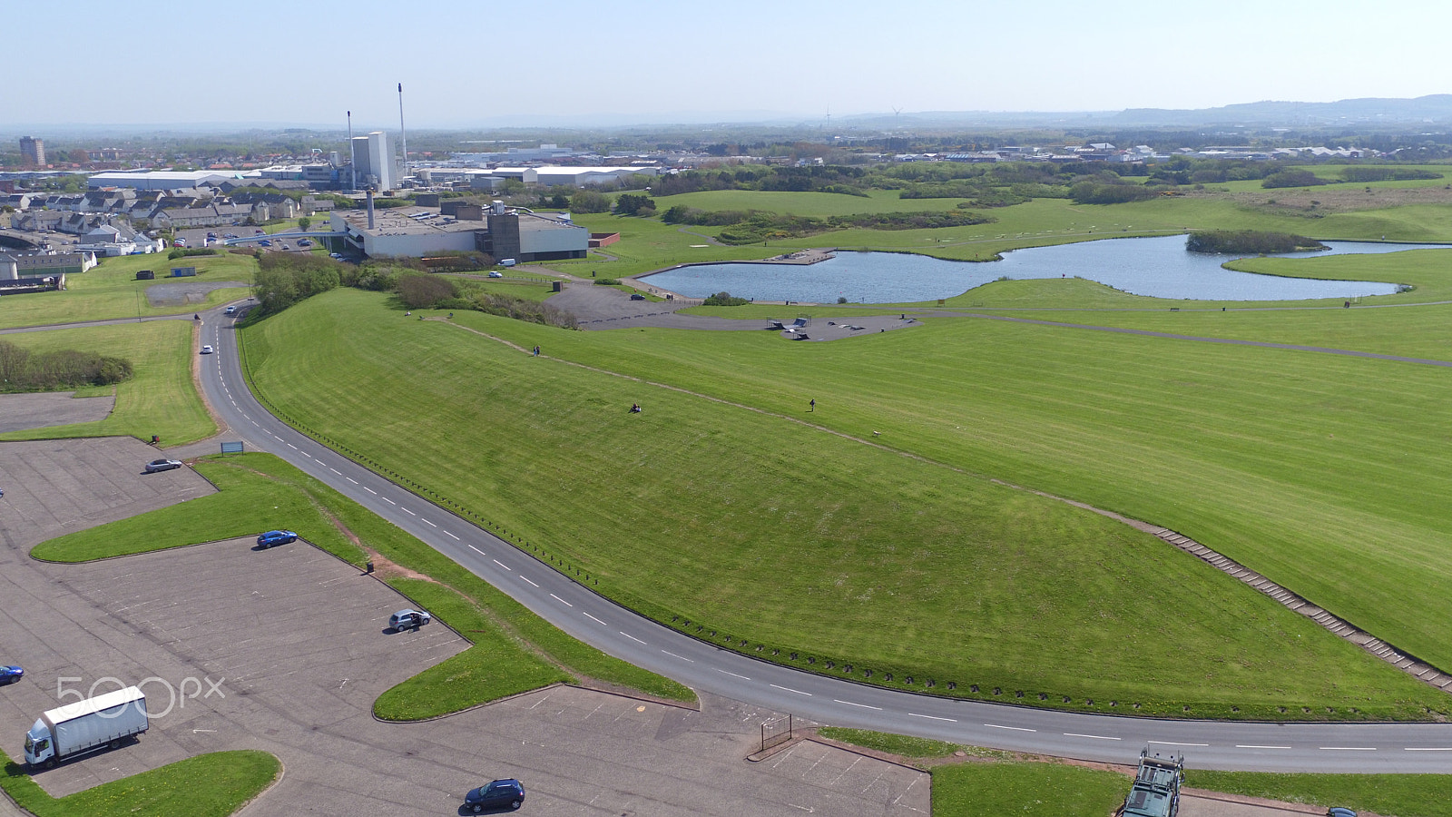 DJI FC550 sample photo. Irvine beach park and harbour, ayrshire photography