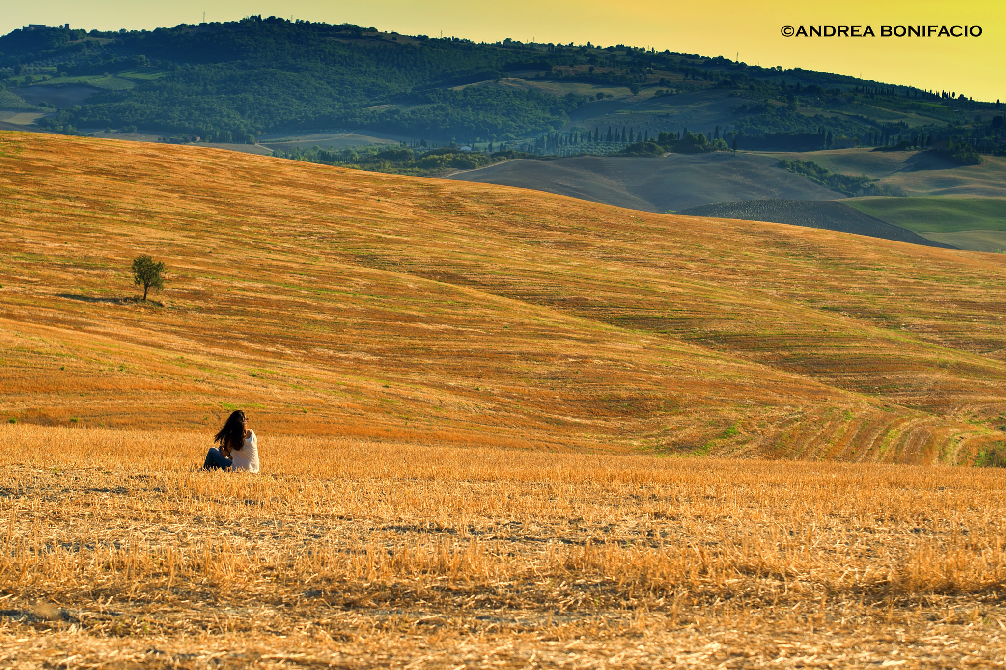 Sigma 70-200mm F2.8 EX DG Macro HSM II sample photo. Sfuggono i pensieri nell' infinito - val d'orcia photography