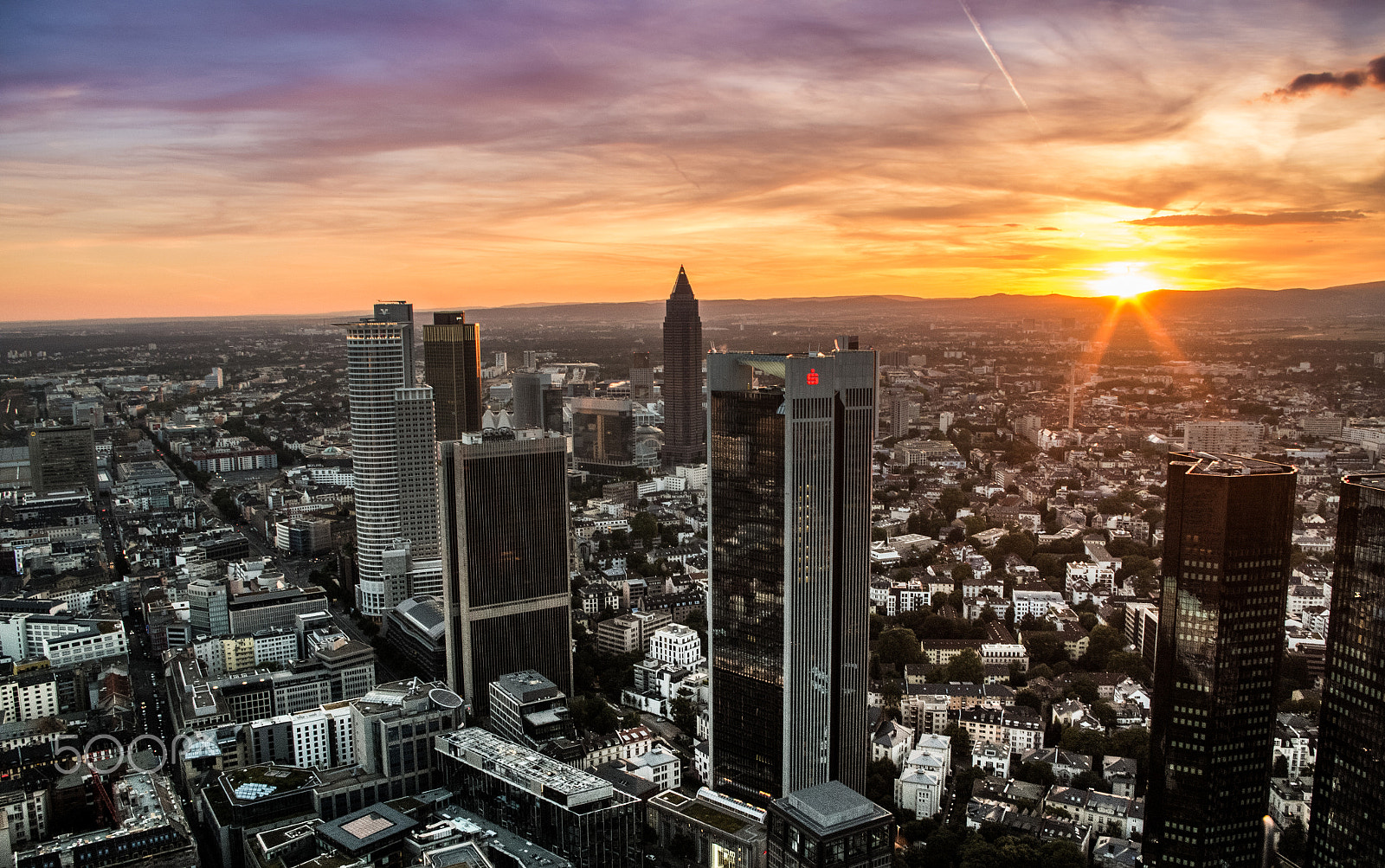 smc PENTAX-DA L 18-55mm F3.5-5.6 sample photo. Frankfurt am main sunset photography