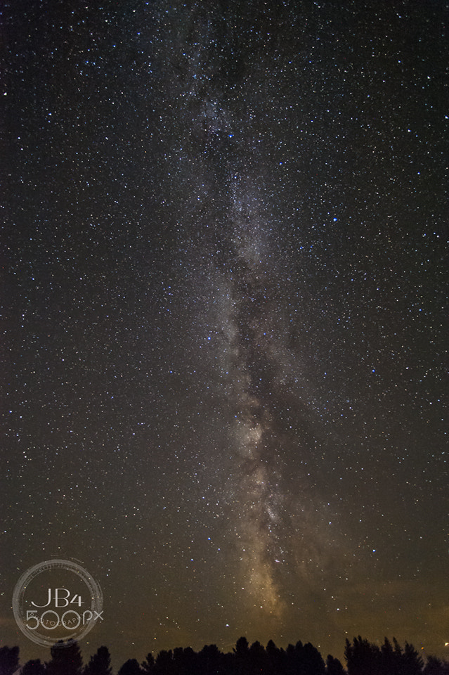 Nikon AF Nikkor 14mm F2.8D ED sample photo. Milky way over cherry springs photography