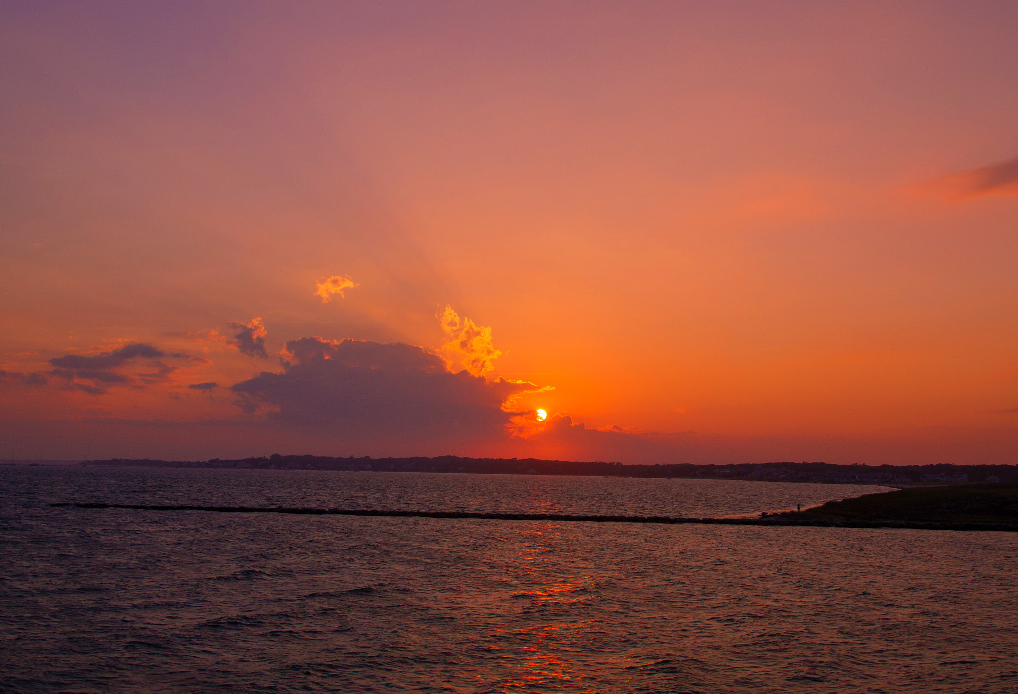 Olympus PEN E-PL5 + Tamron 14-150mm F3.5-5.8 Di III sample photo. Cape cod sunset photography