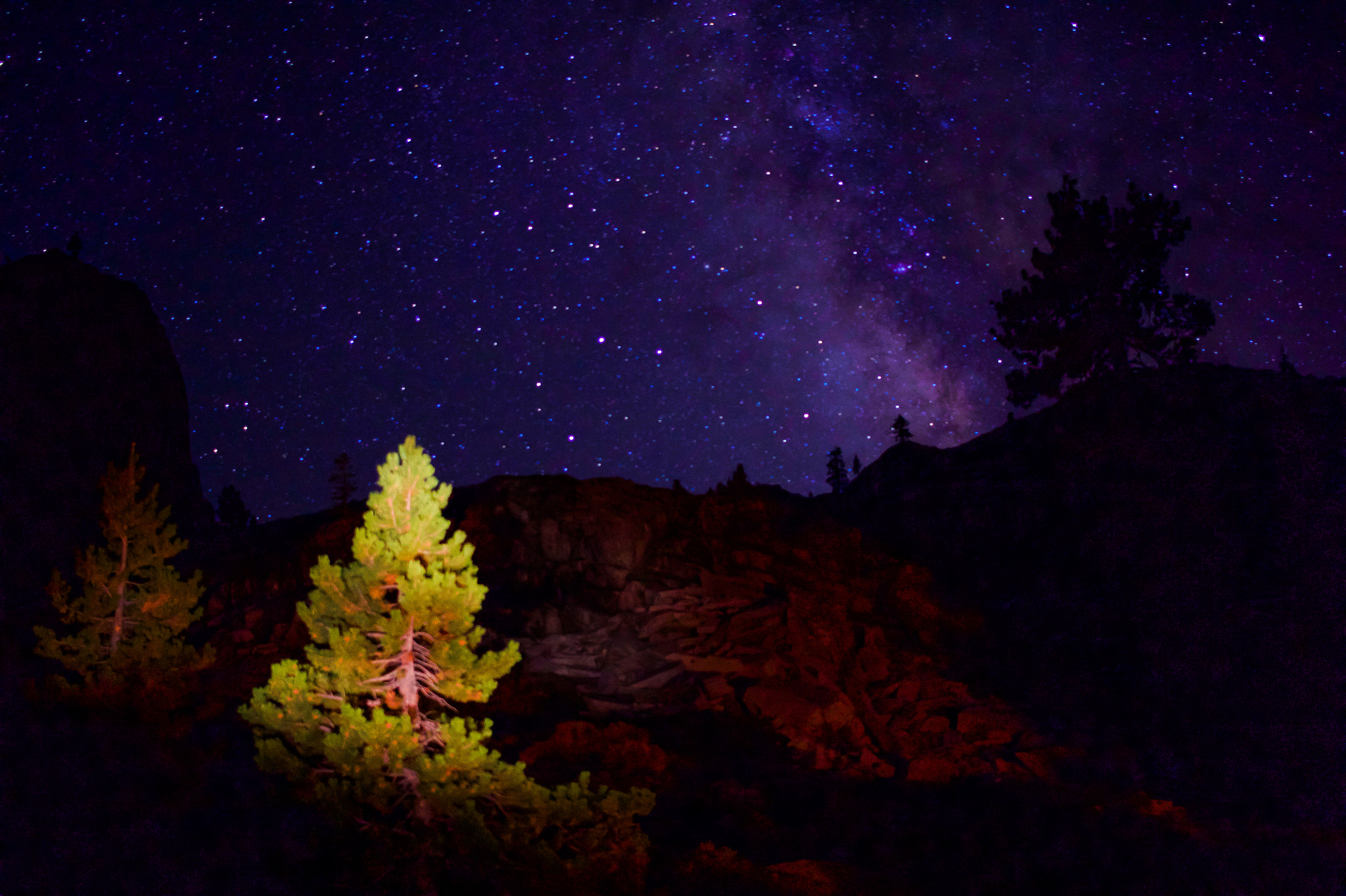 Canon EF-S 24mm F2.8 STM sample photo. Milky way with foreground. photography