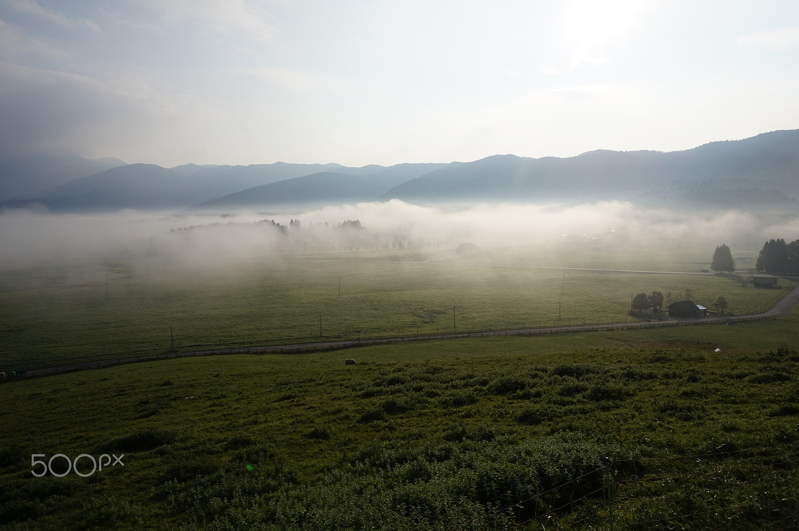 Sony E 16-50mm F3.5-5.6 PZ OSS sample photo. Fog into the plains photography
