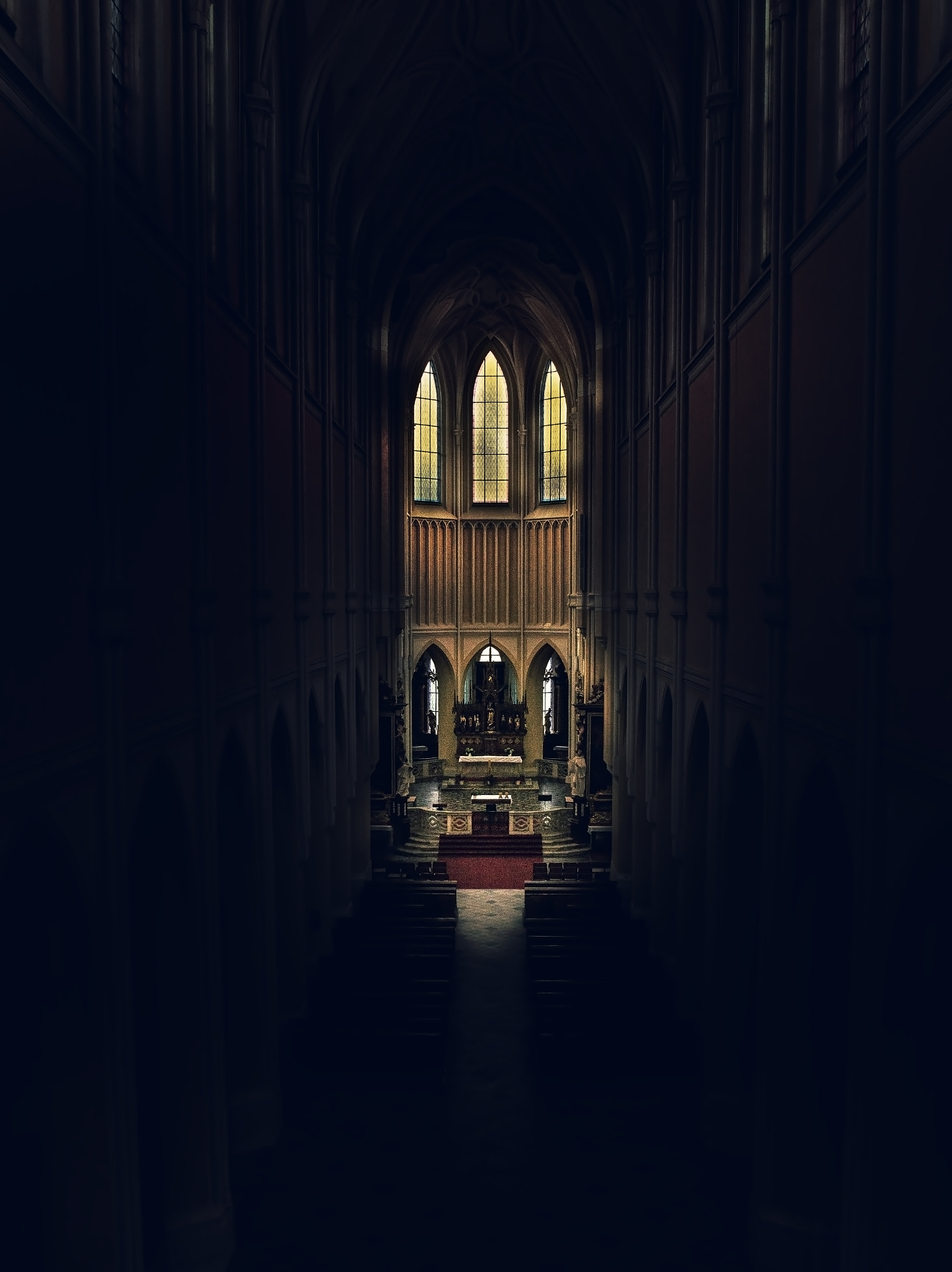 Nikon D610 + Sigma 28-105mm F2.8-4 Aspherical sample photo. In an old catholic cathedral... photography