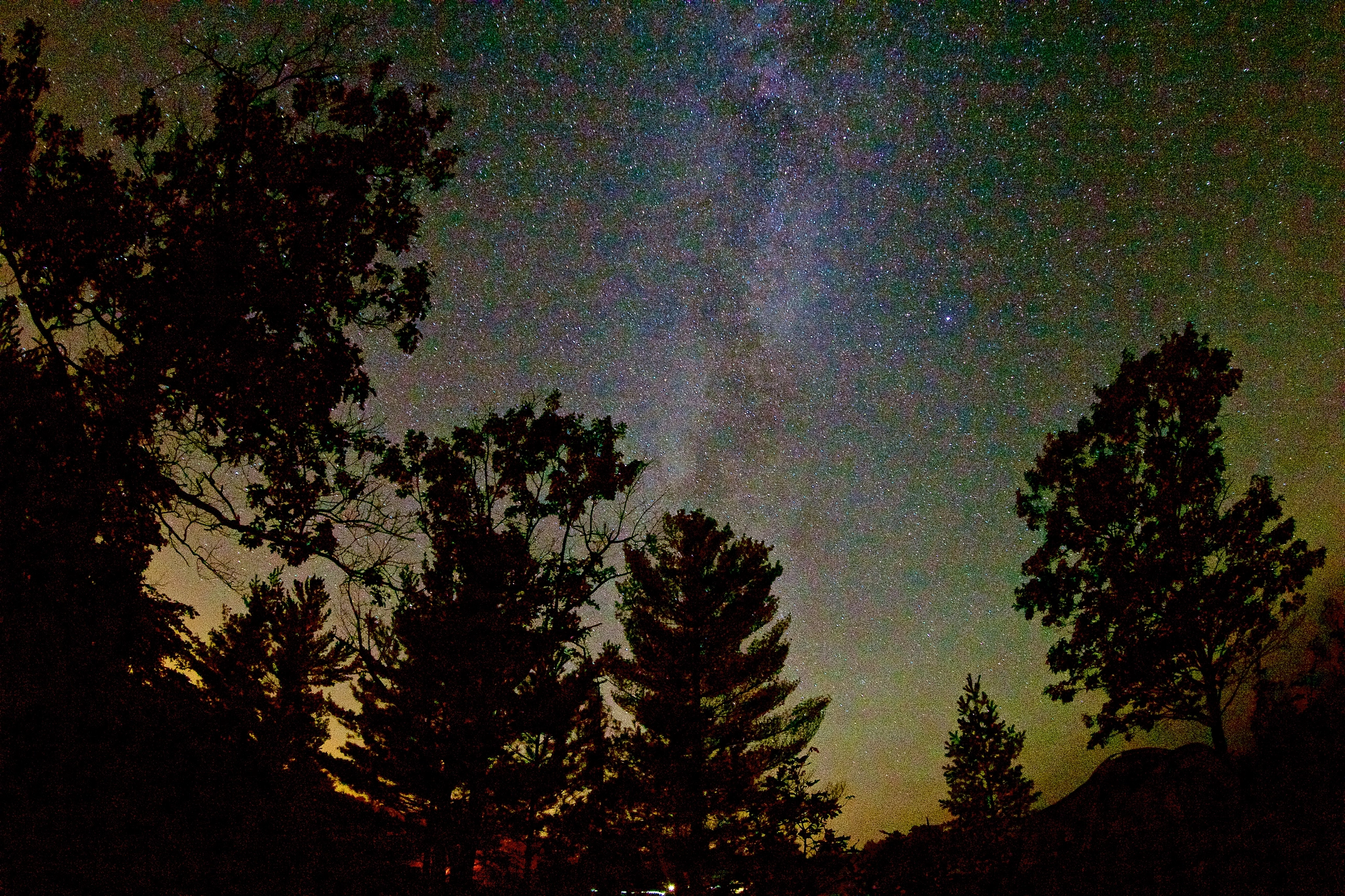 Canon EOS 550D (EOS Rebel T2i / EOS Kiss X4) + Canon EF 8-15mm F4L Fisheye USM sample photo. Milky way over torrance barrens - 2 photography