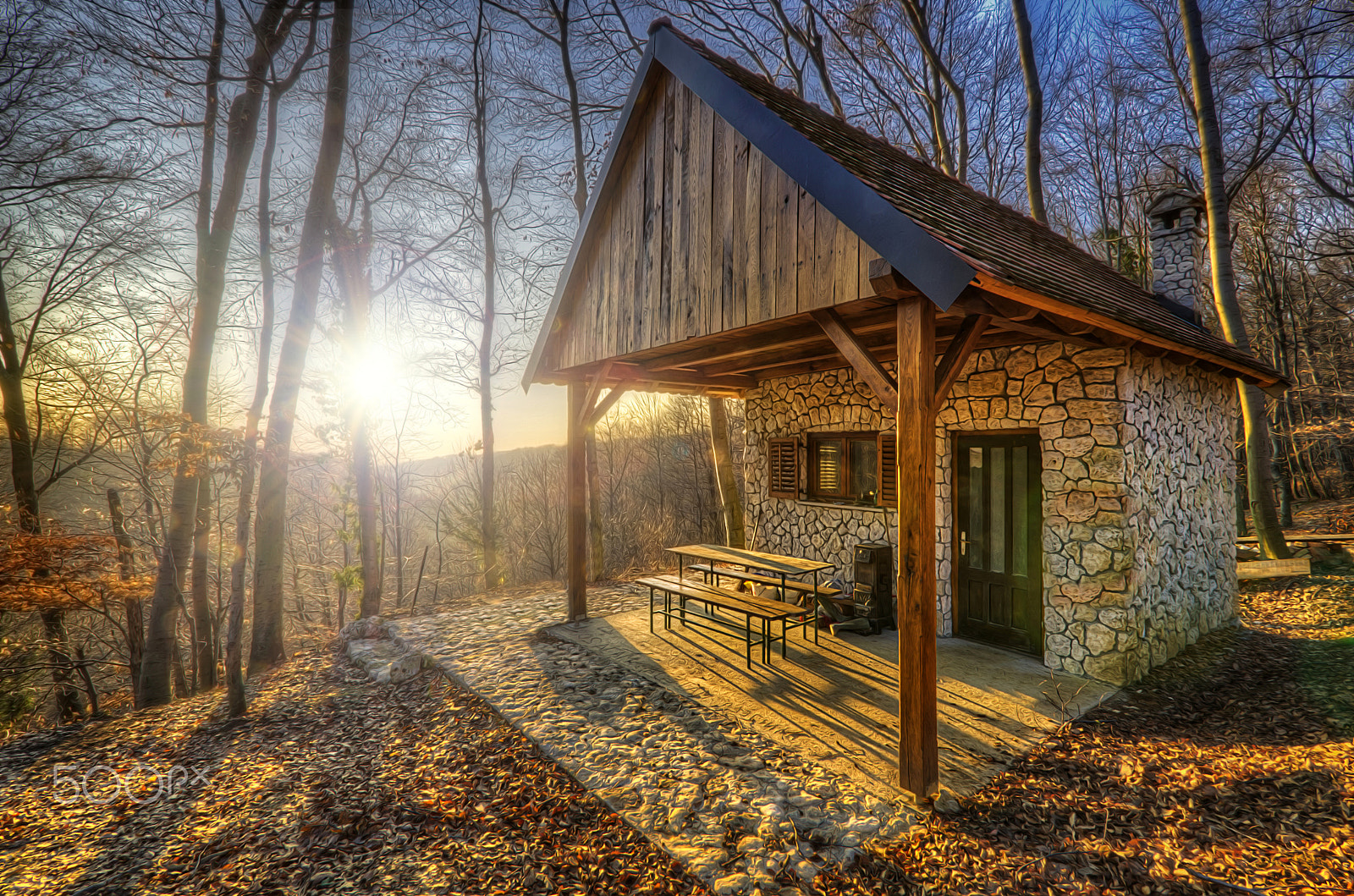Pentax K-5 sample photo. Chalet photography