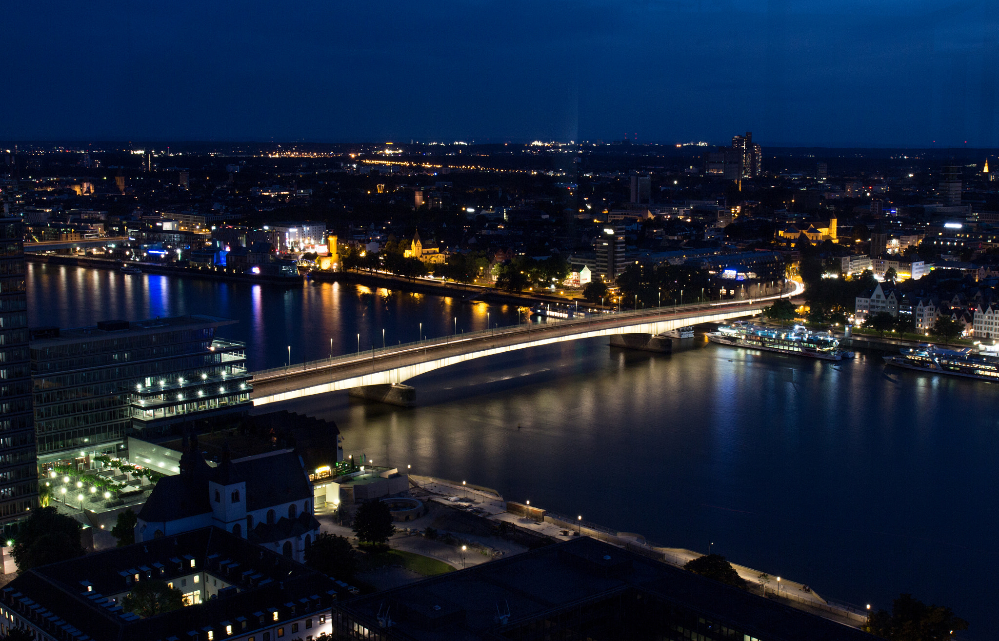 Canon EF 24-70mm F4L IS USM sample photo. Deutzer brücke photography