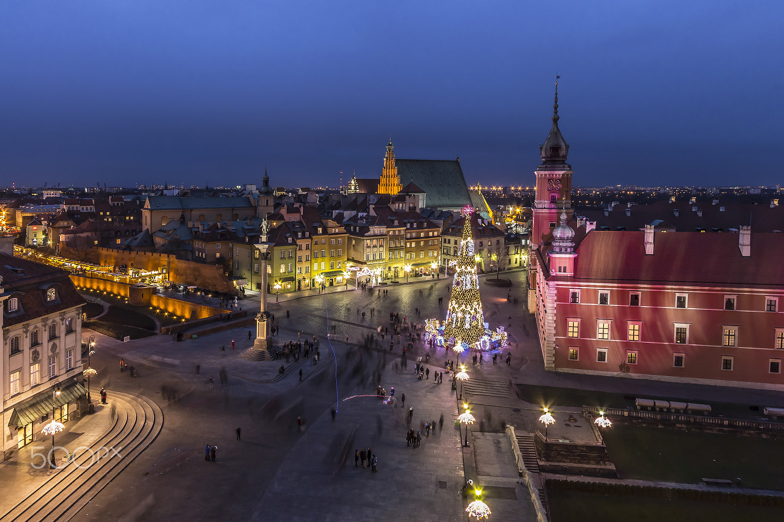 Canon EF-S 10-22mm F3.5-4.5 USM sample photo. Warsaw at night, poland photography