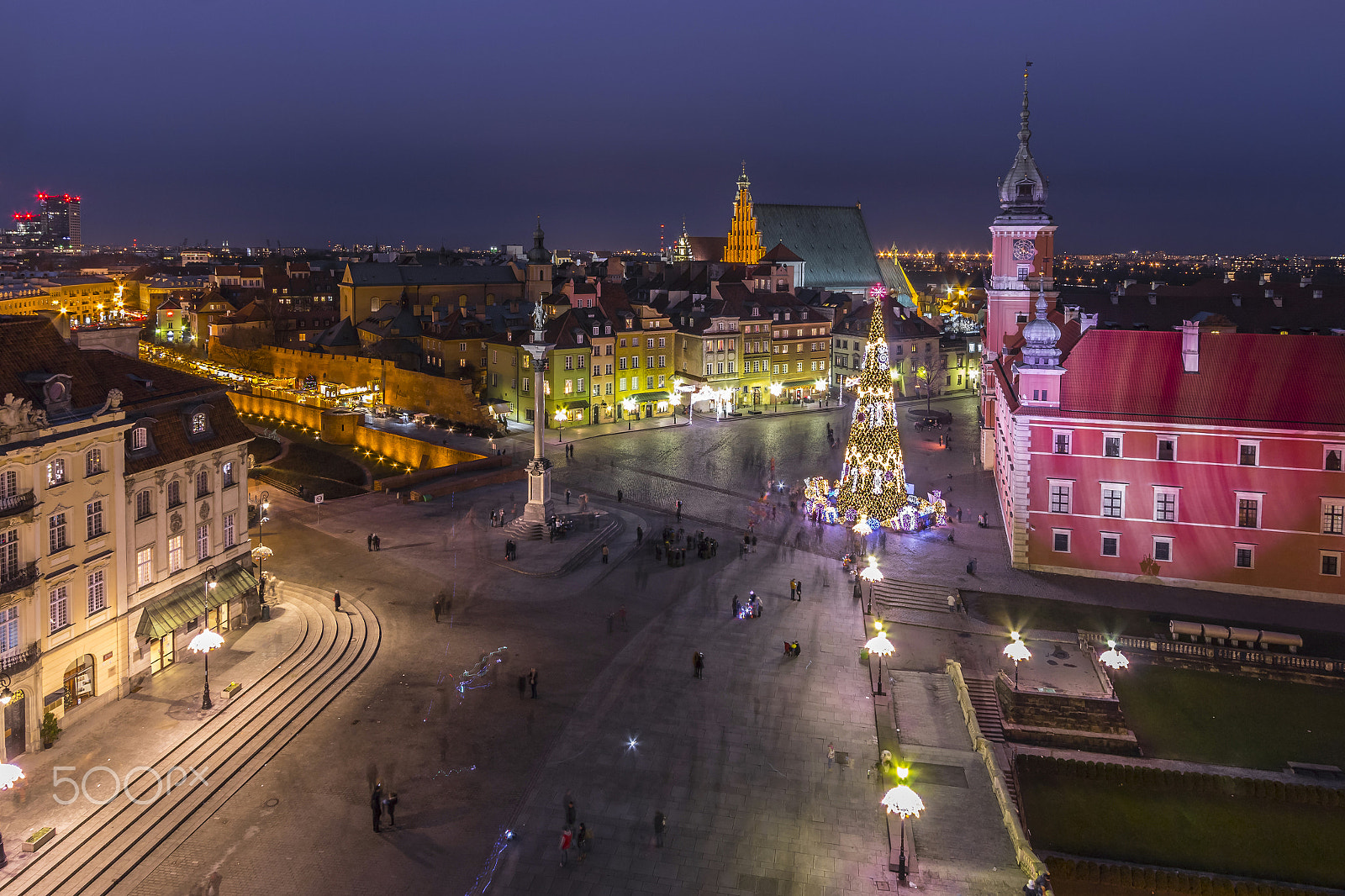 Canon EF-S 10-22mm F3.5-4.5 USM sample photo. Warsaw at night, poland photography