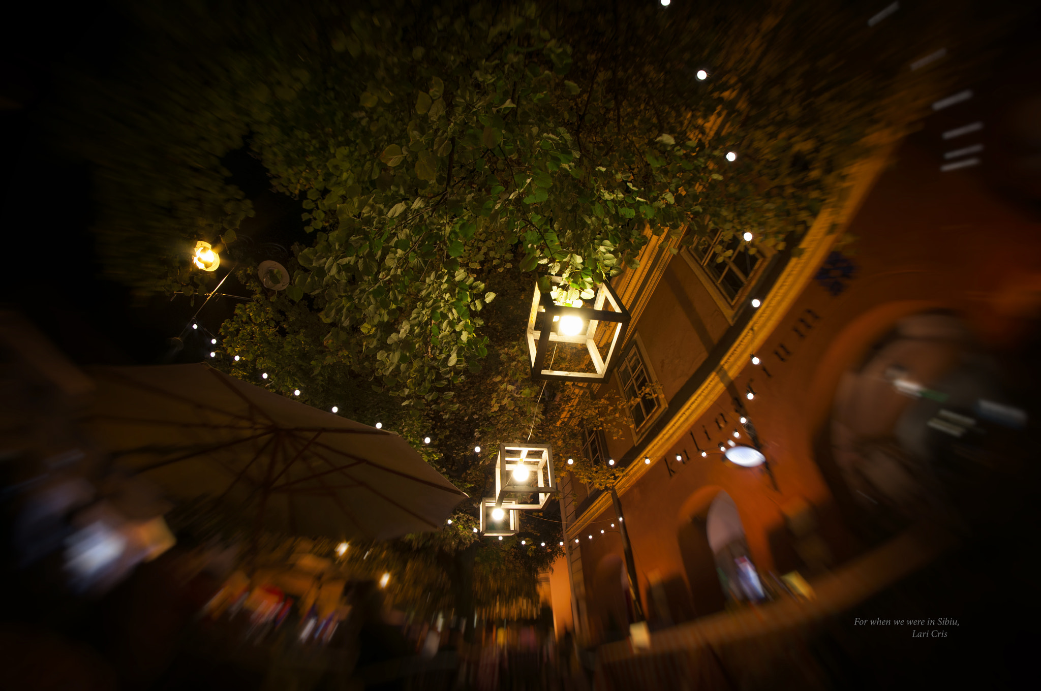 Nikon D90 + Samyang 8mm F3.5 Aspherical IF MC Fisheye sample photo. Sibiu nights photography