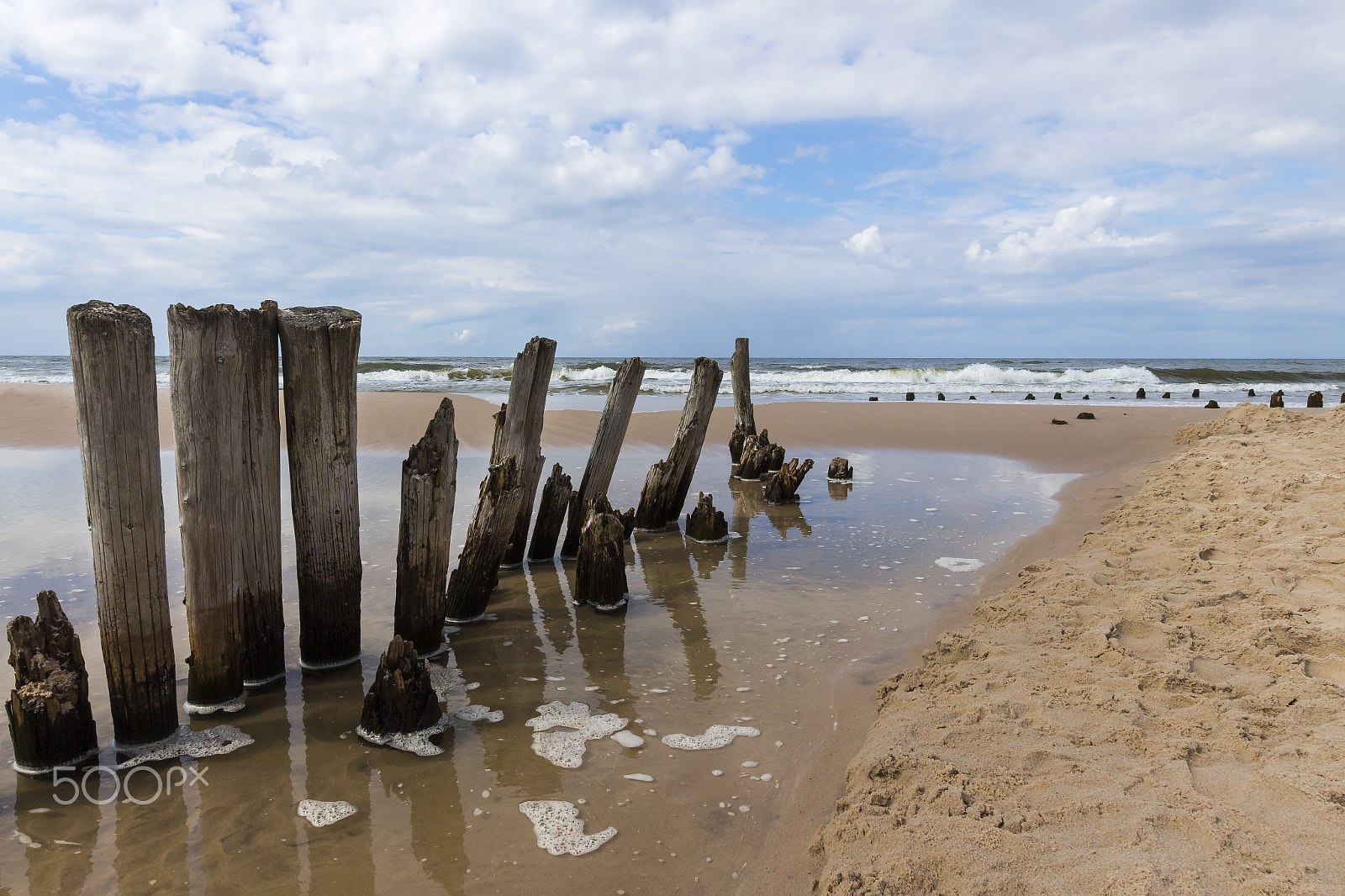 Canon EF-S 10-22mm F3.5-4.5 USM sample photo. Baltic sea landscape, karwia, poland photography