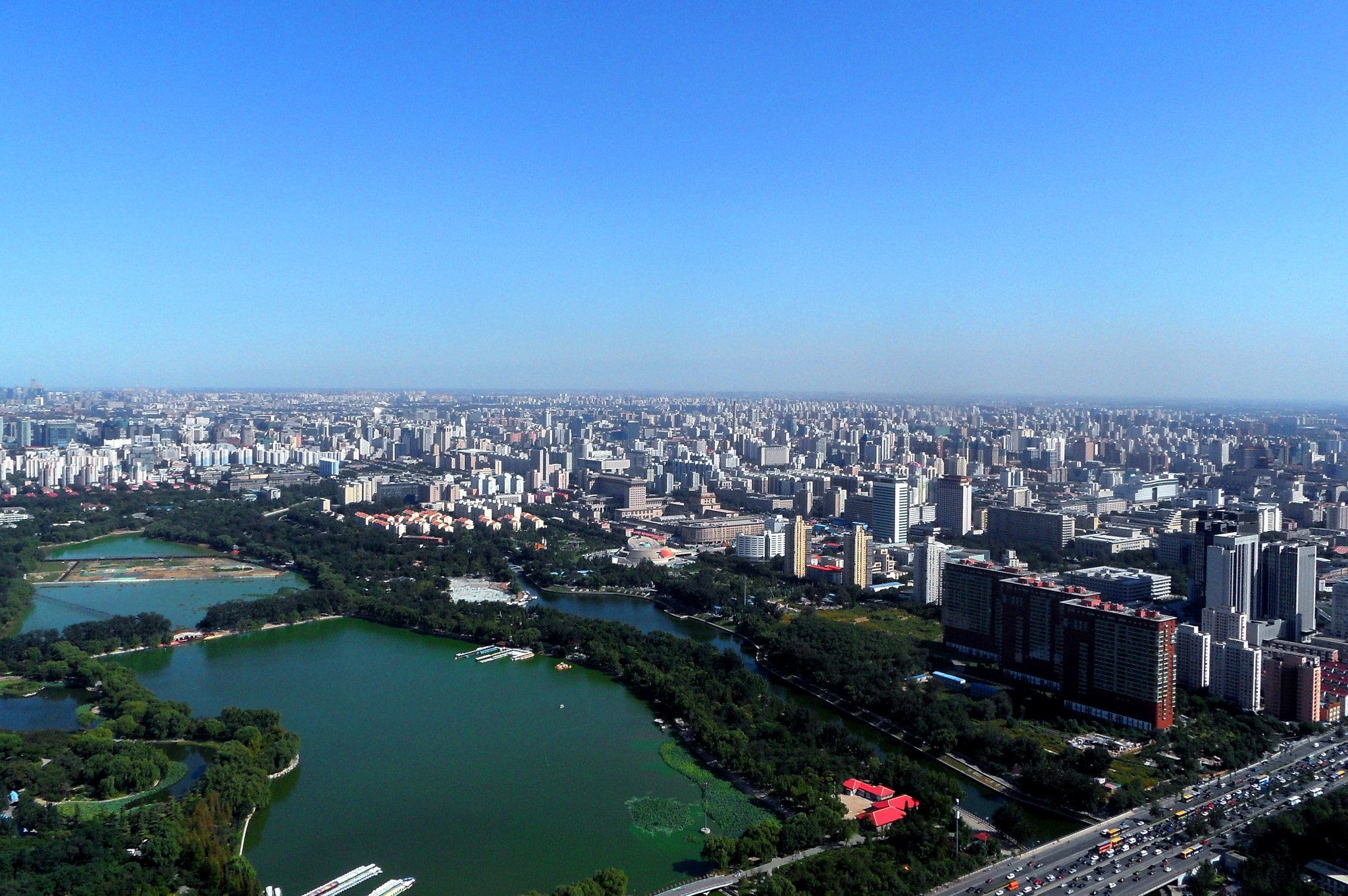 Samsung WB650 / VLUU WB650 /  WB660 sample photo. Beijing from the sky photography