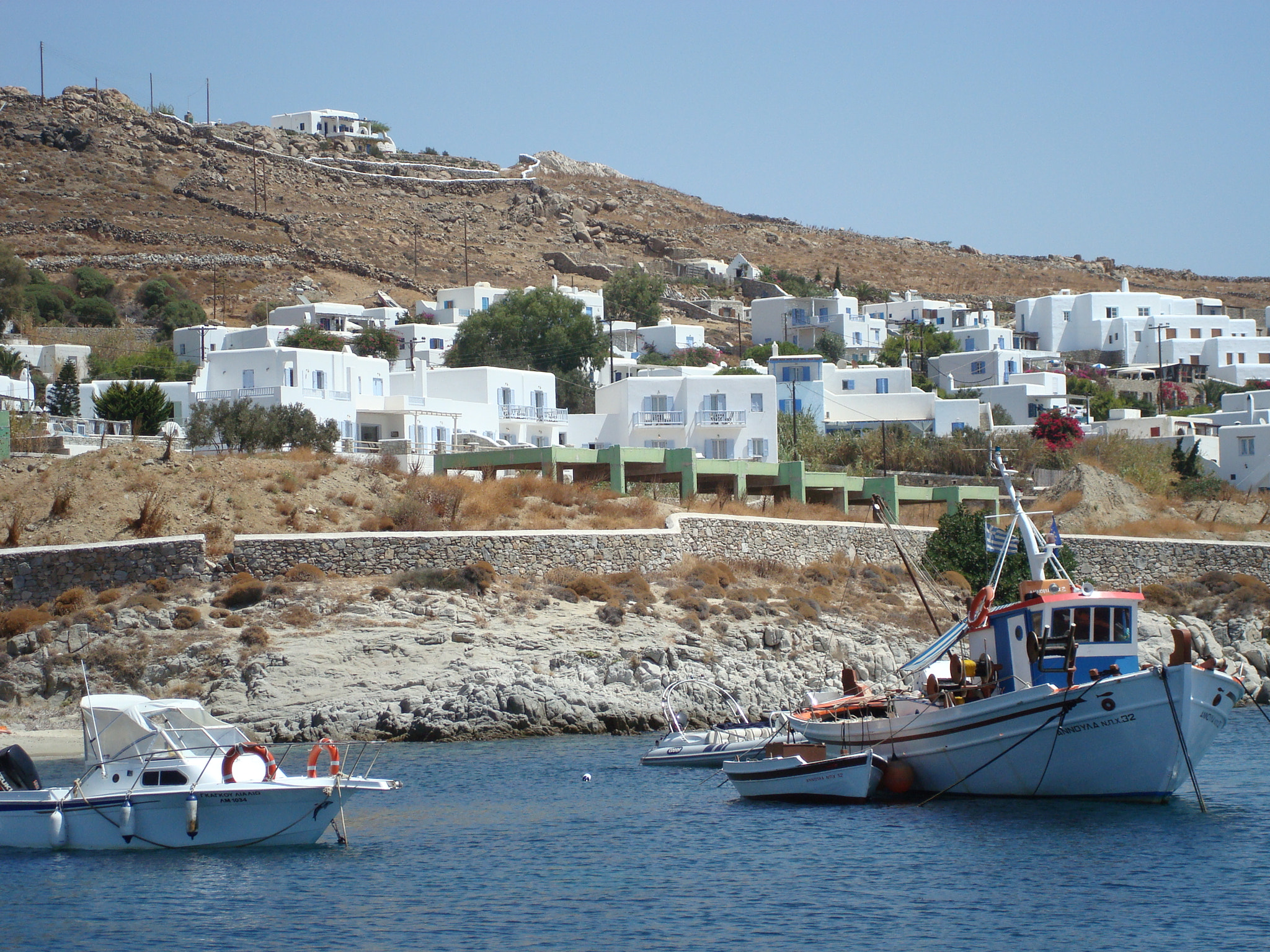 Sony DSC-W80 sample photo. Mykonos photography