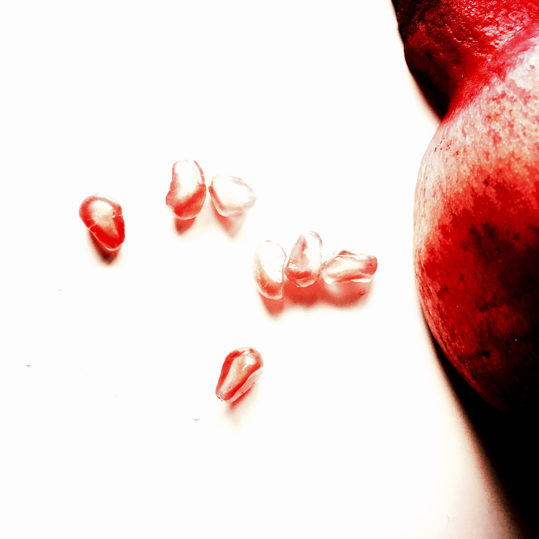 Hipstamatic 320 sample photo. Pomegranate photography