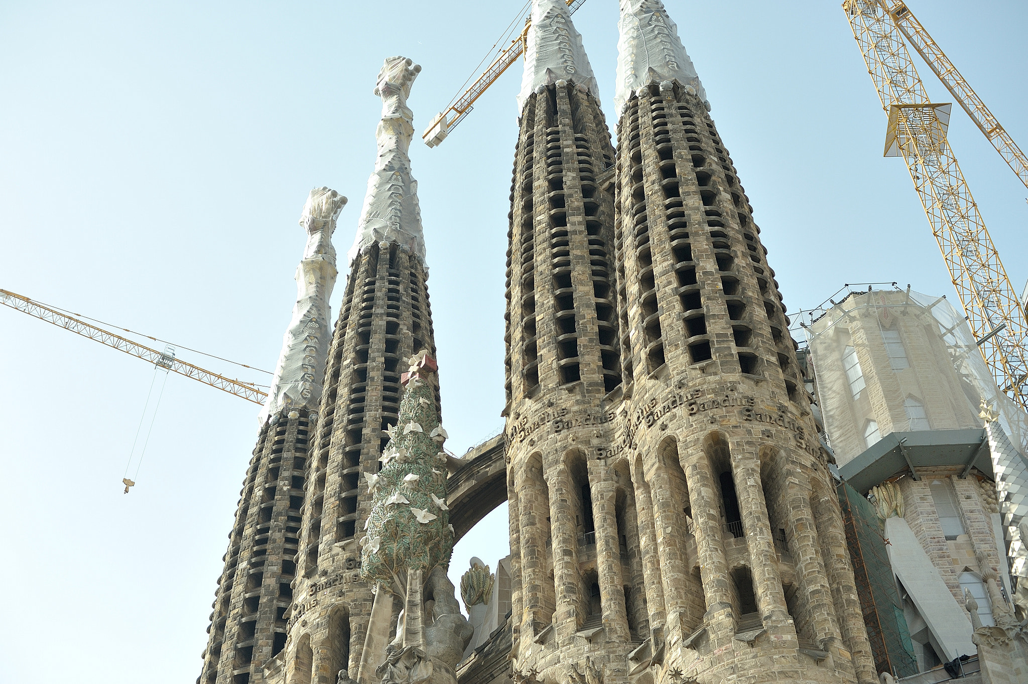 Nikon D700 + Voigtlander Nokton 58mm F1.4 SLII sample photo. Tower of the nativity facade photography