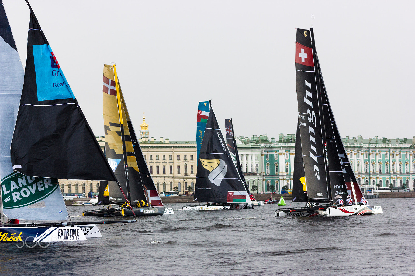 Canon EF 75-300mm f/4-5.6 USM sample photo. Extreme sailing series in saint-petersburg photography