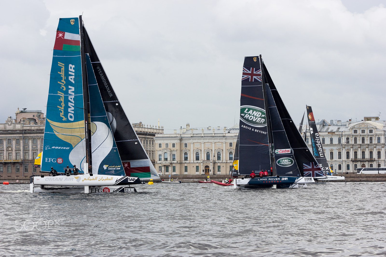 Canon EF 75-300mm f/4-5.6 USM sample photo. Extreme sailing series in saint-petersburg photography