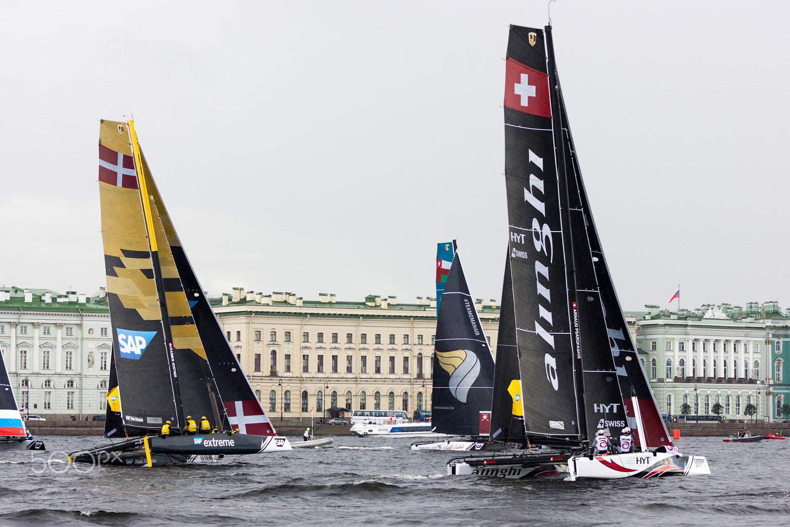 Canon EF 75-300mm f/4-5.6 USM sample photo. Extreme sailing series in saint-petersburg photography