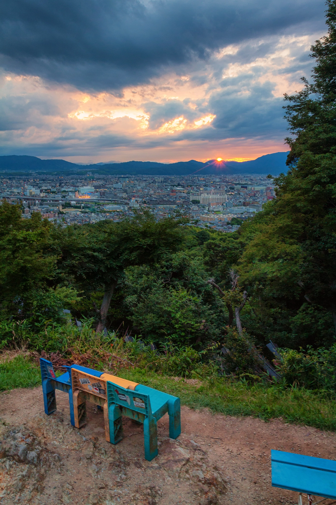 Canon EOS 450D (EOS Rebel XSi / EOS Kiss X2) sample photo. The kyoto sunset photography