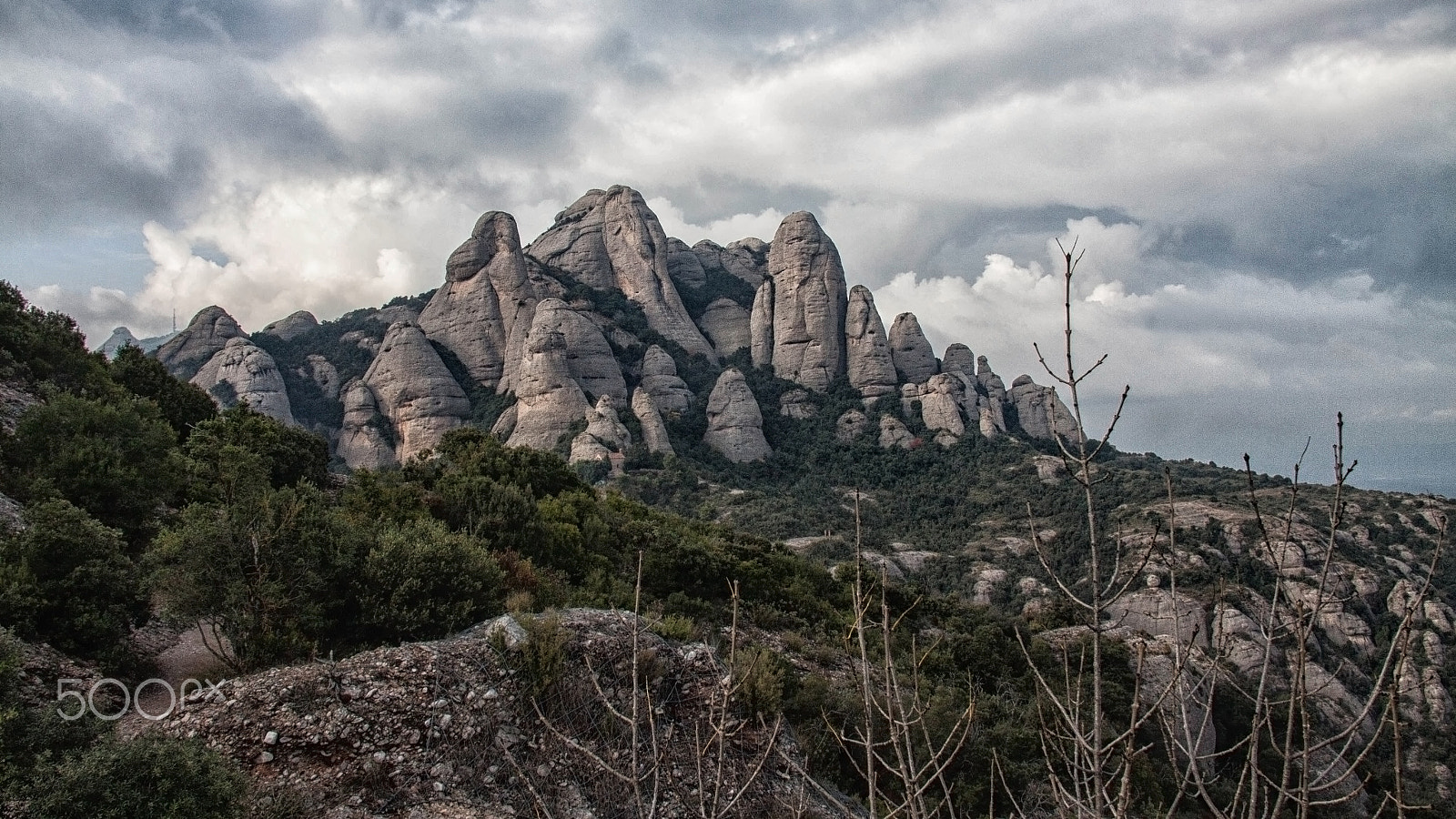 Canon EOS 50D + Sigma 18-125mm F3.8-5.6 DC OS HSM sample photo. Above monserrat photography